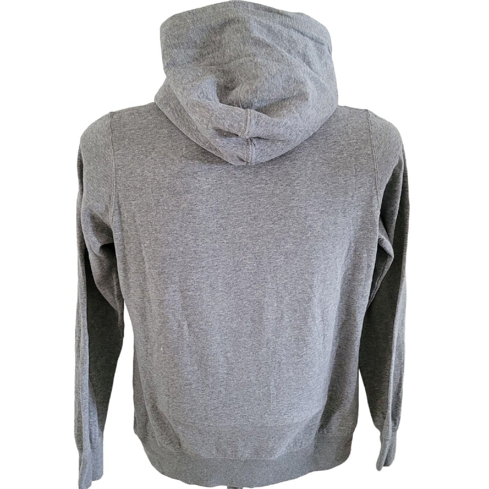 Nike Women's Hoodie Size L in Grey, 100% Cotton with Pullover Design-USASTARFASHION