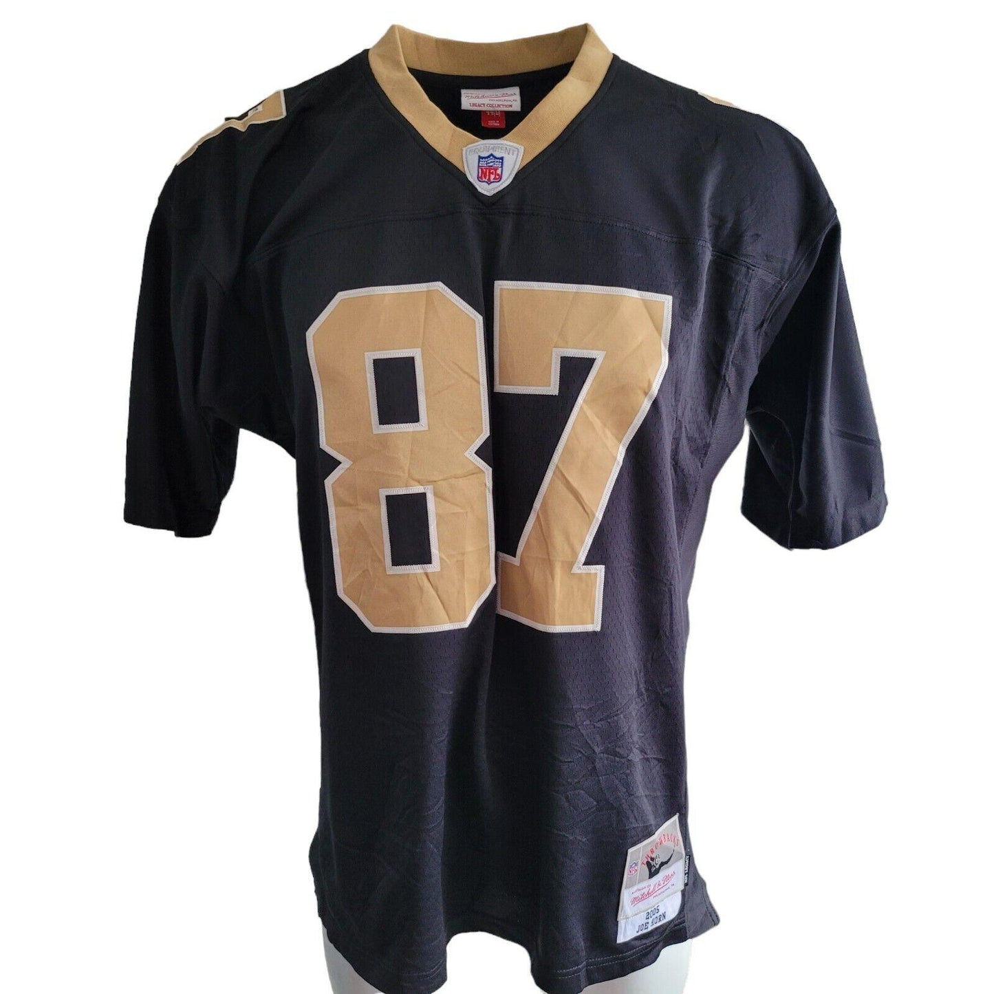 Joe 'Hollywood' Horn #87 New Orleans Saints Mitchell & Ness Men's 2005 Legacy Jersey Size 44-USASTARFASHION