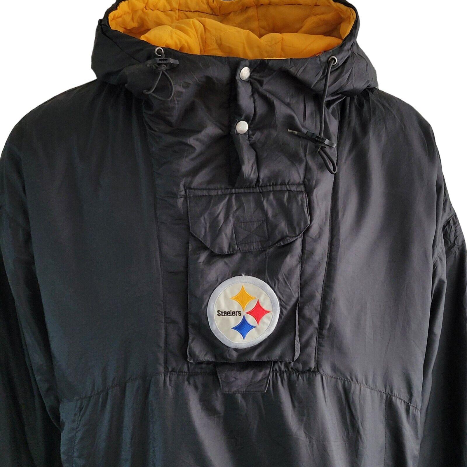 Vintage Pittsburgh Steelers NFL Game Day Jacket 90's XXL Classic Style Comfort-USASTARFASHION