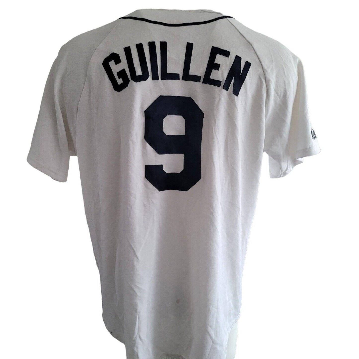 Detroit Tigers #9 Carlos Guillen Majestic Jersey XL Official Merchandise-USASTARFASHION