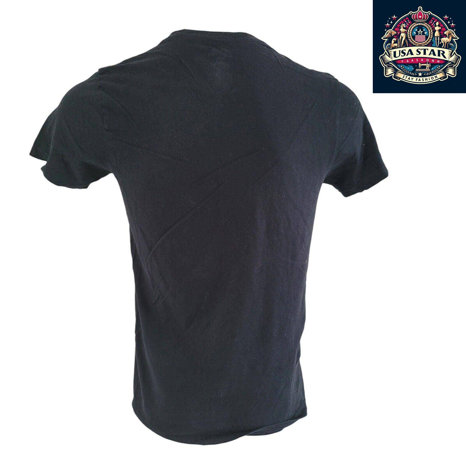 Polo Ralph Lauren Black T-Shirt M Size, Premium Cotton, Classic Crew Neck, Casual Versatility USASTARFASHION