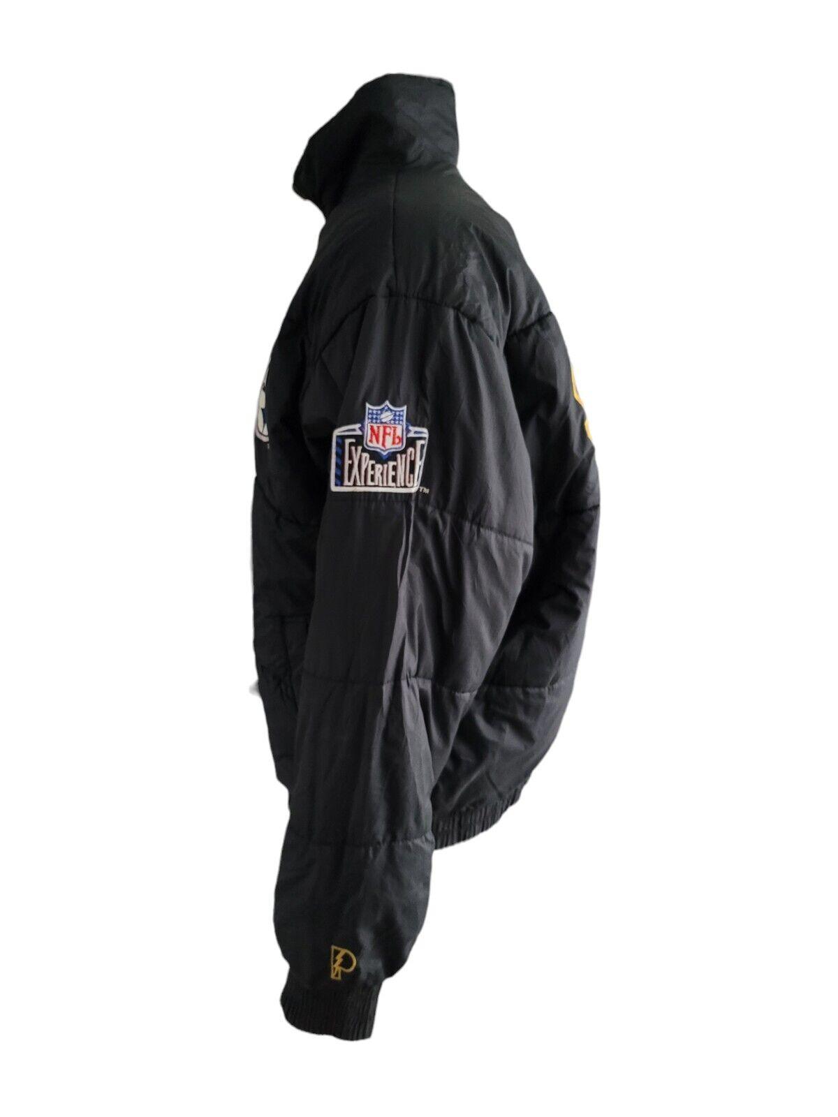 Vintage Pittsburgh Steelers Reversible NFL Puffer Jacket | XL | Made in USA-USASTARFASHION