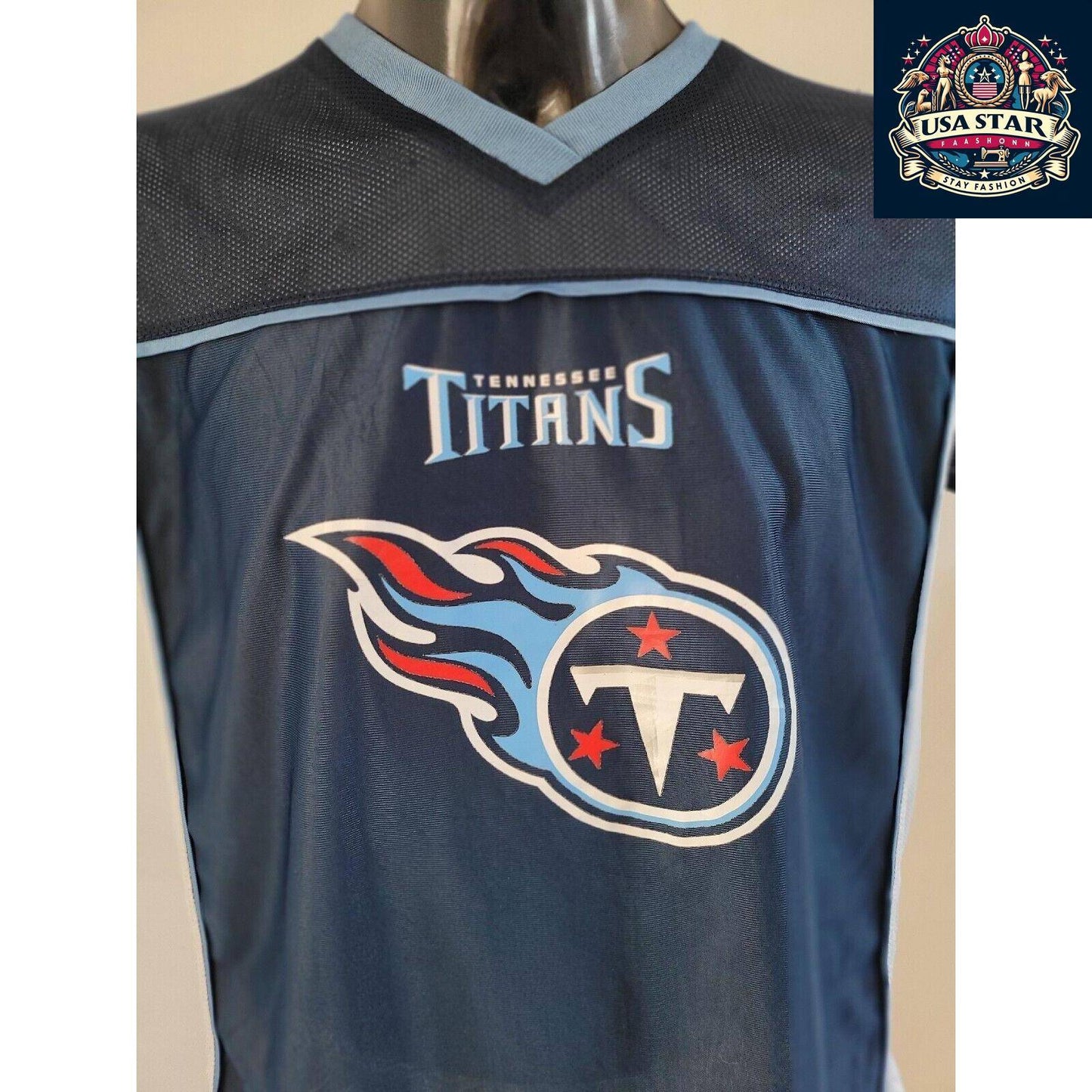 Tennessee Titans Jersey NFL Youth XL Reversible Design - Stylish Game Day and Casual Wear - USASTARFASHION