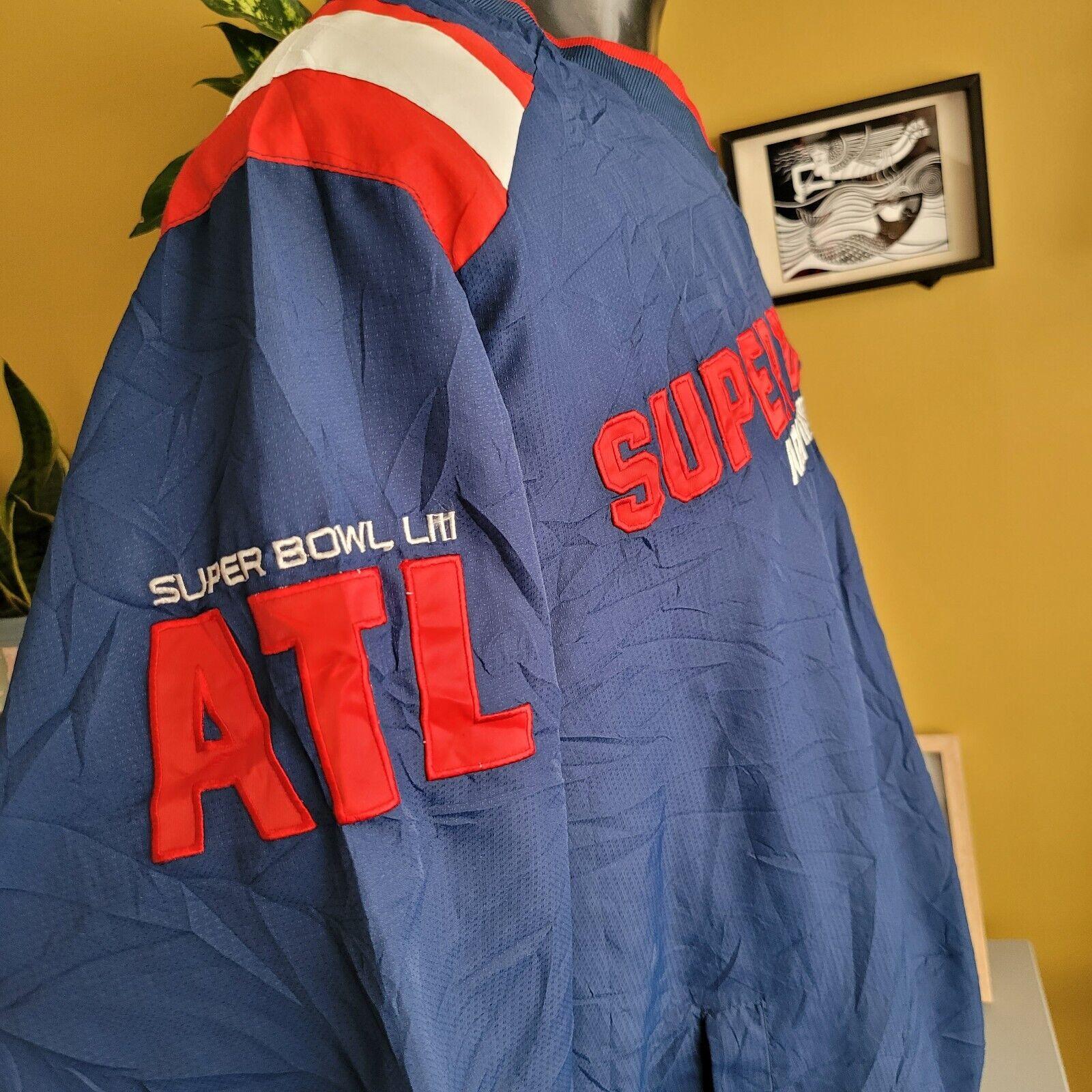 NFL G-III Apparel Super Bowl LIII Atlanta '19 Size L Windbreaker-USASTARFASHION