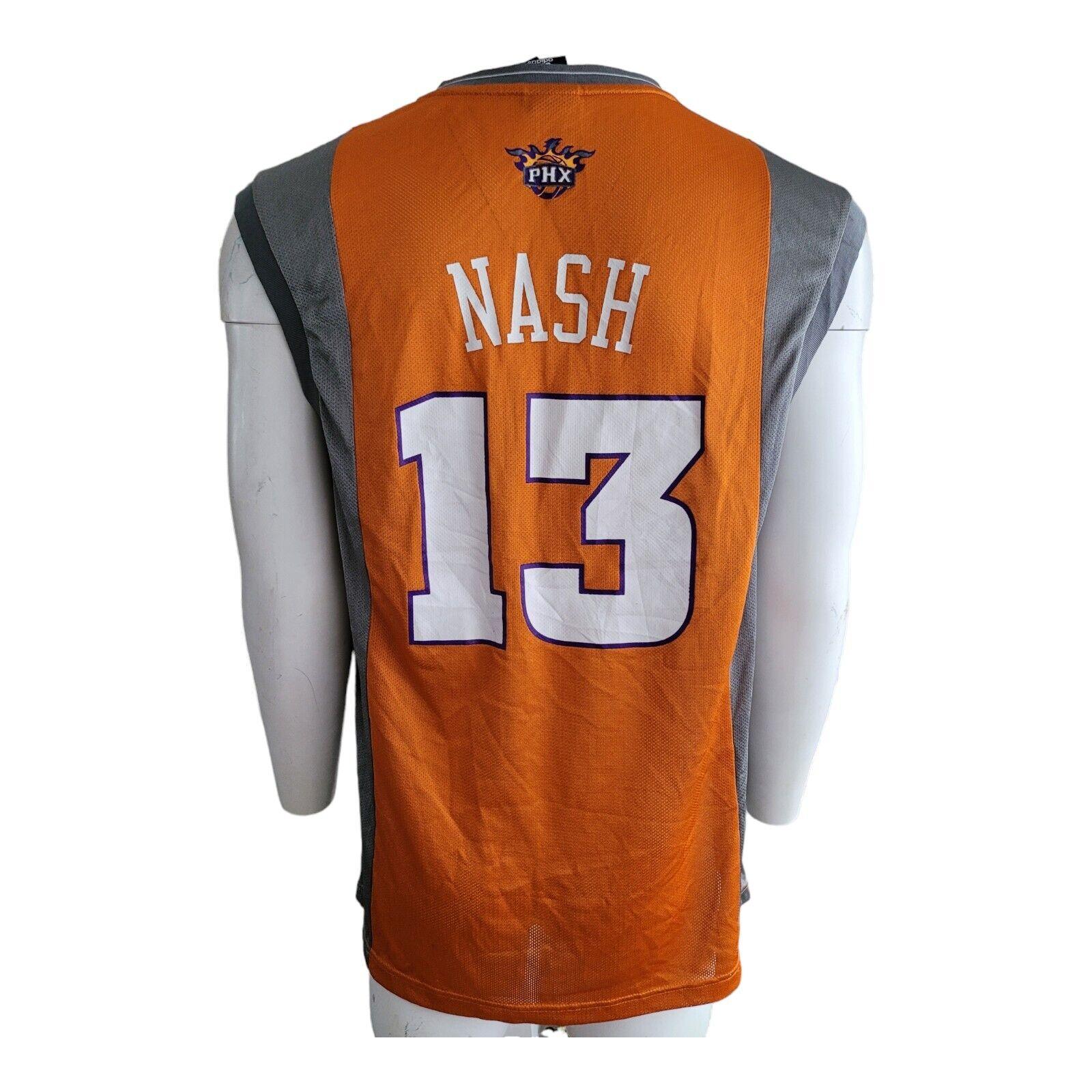 Adidas Steve Nash #13 Phoenix Suns NBA Jersey Men's M Orange-USASTARFASHION