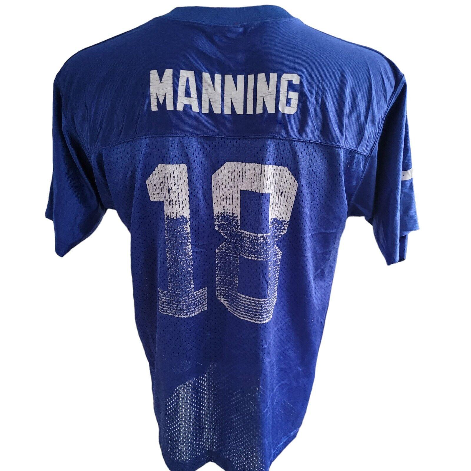 PEYTON MANNING #18 NFL Youth XL Reebok On Field Football Jersey - Authentic Grade-USASTARFASHION