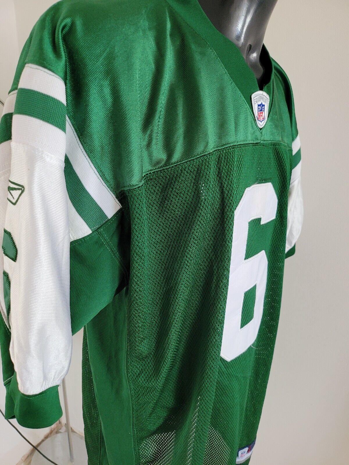 REEBOK NFL New York Jets Sanchez #6 Jersey Shirt Men's Size 54 XL-USASTARFASHION