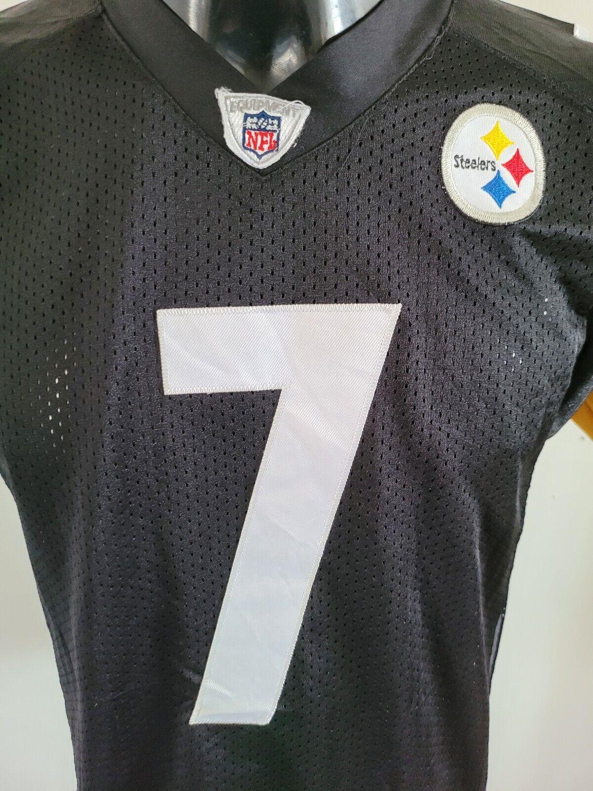 NFL Pittsburgh Steelers #7 Ben Roethlisberger Youth Large Football Jersey (Size 14/16)-USASTARFASHION