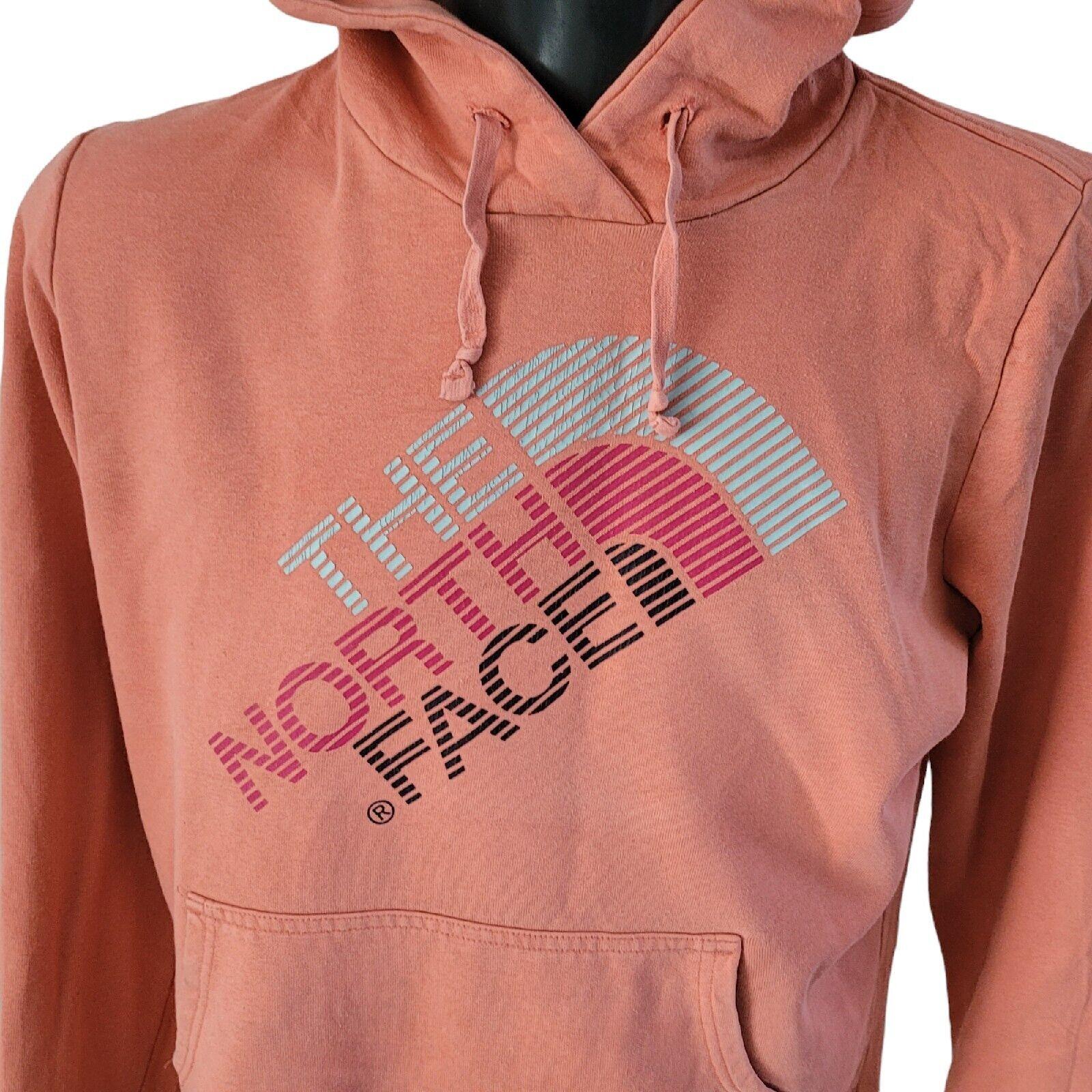 The North Face Women's Multicolored Pullover Hoodie, Size Large, 100% Cotton, Pit-to-Pit 21-USASTARFASHION