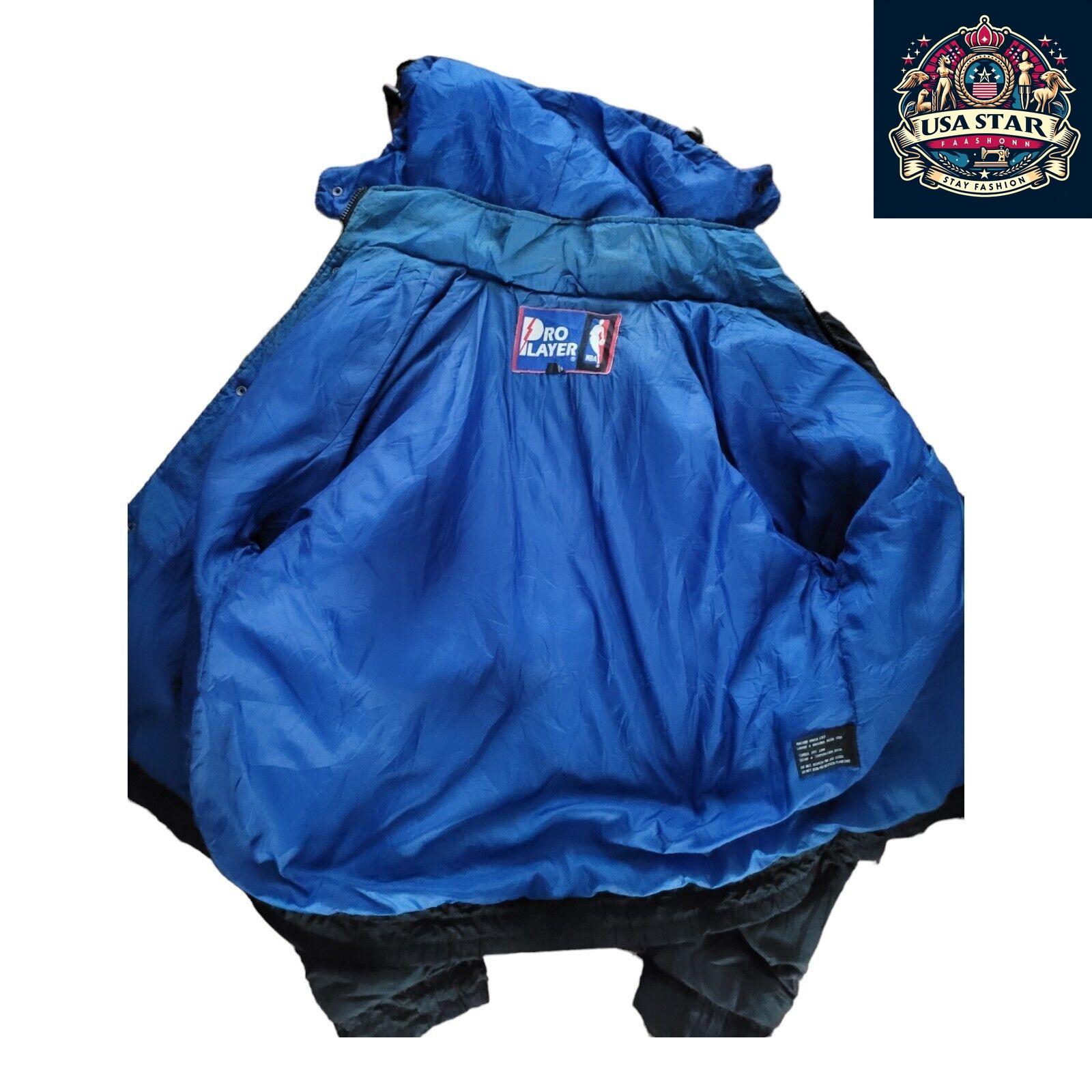 Proplayer New York Knicks Jacket Size M with Removable Hoodie, Team Logo & Practical Pockets - USASTARFASHION