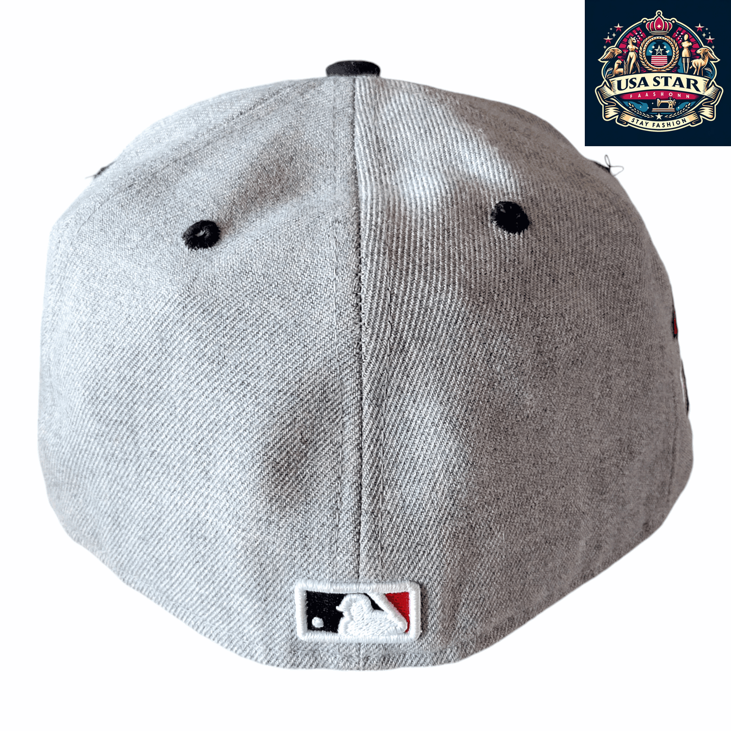 Boston Red Sox Fitted Cap 59FIFTY - Grey/Black, Size 7 1/4 (57.7cm), Premium Comfort & Style - USASTARFASHION