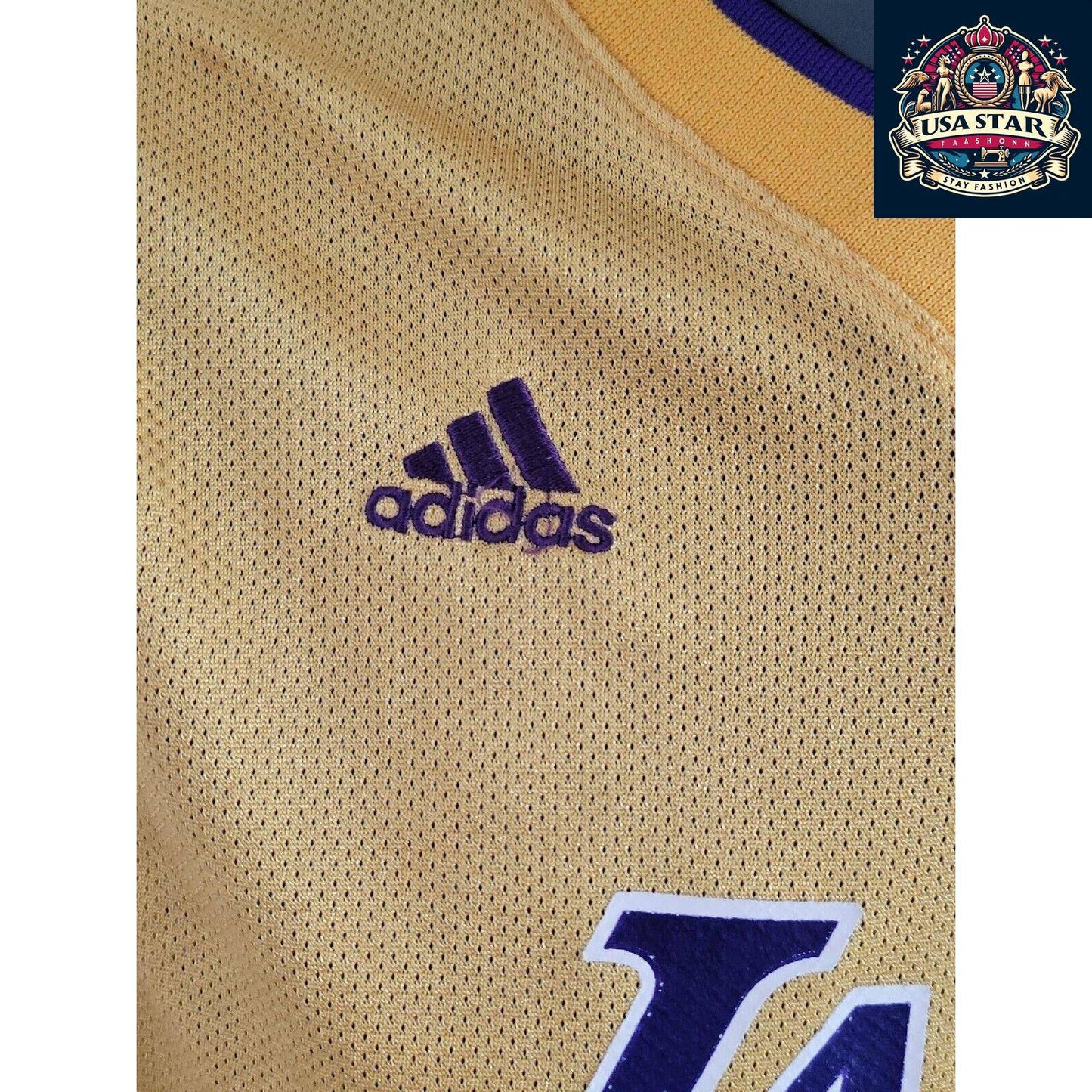 NBA Youth Jersey Adidas Lakers #24 Kobe Bryant, Size Large (14-16), Classic Design, Quality Fabric - USASTARFASHION