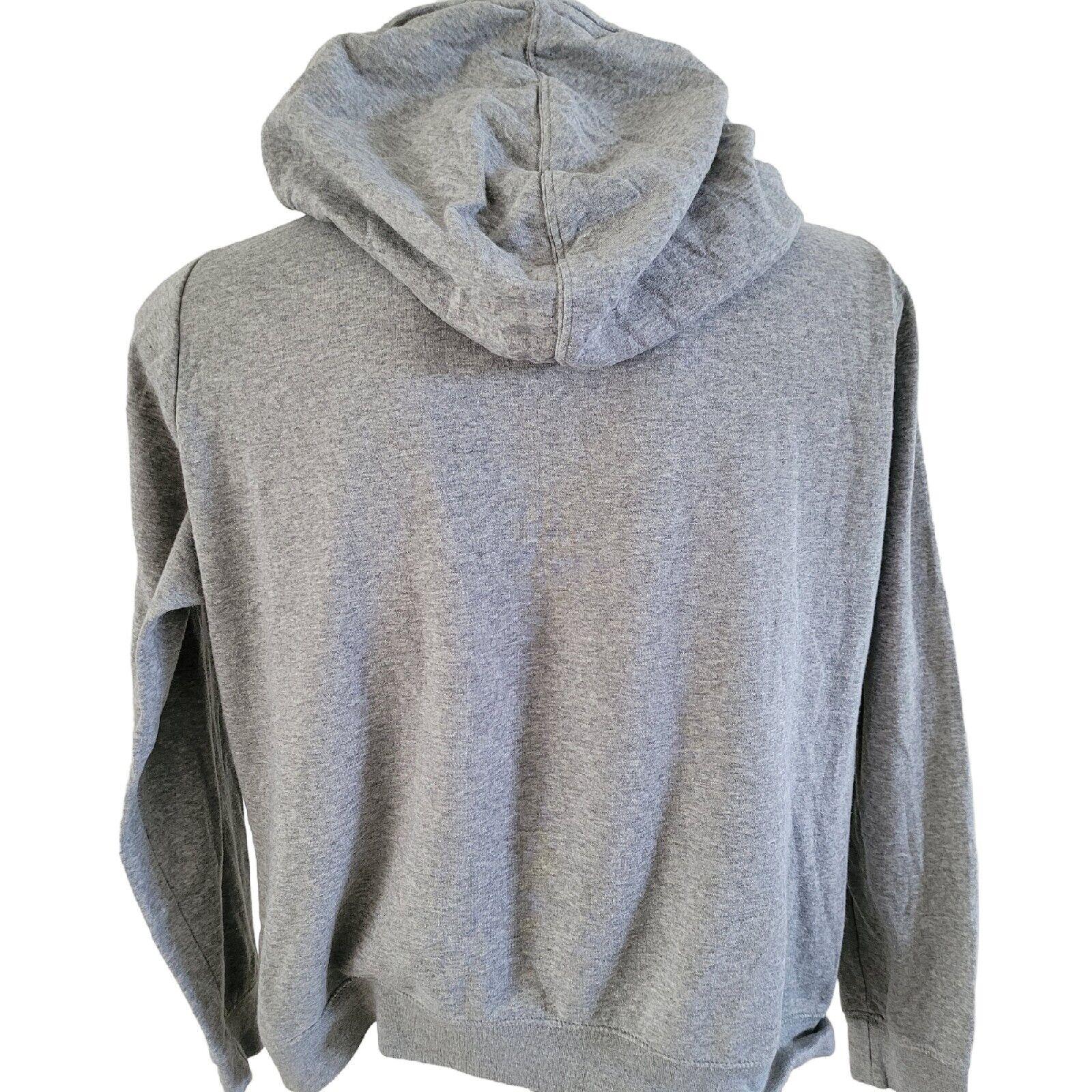 Nike Women's XL Grey Cotton Hoodie | Cozy Fit, Breathable Material, 23" Pit-to-Pit Measurement-USASTARFASHION