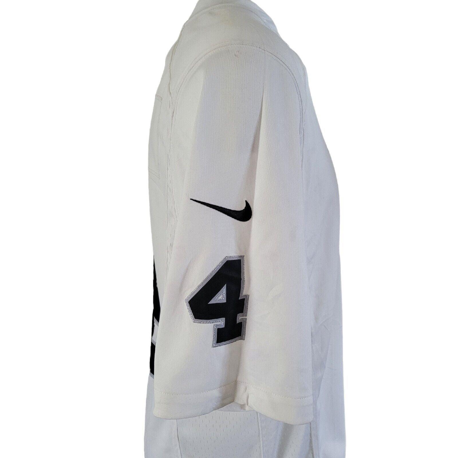 Las Vegas Raiders NFL Jersey #4 Carr Nike Away Road - Mens Size L-USASTARFASHION