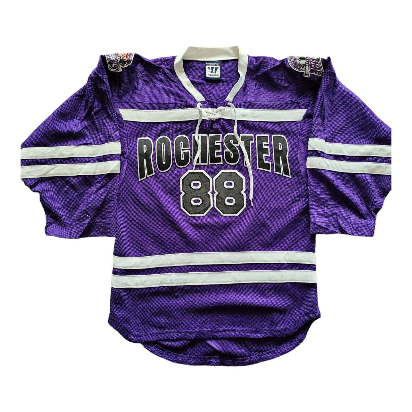 Rochester Hockey Club Rattlers Jersey #88 Youth L/XL - Stitched Vintage Design-USASTARFASHION