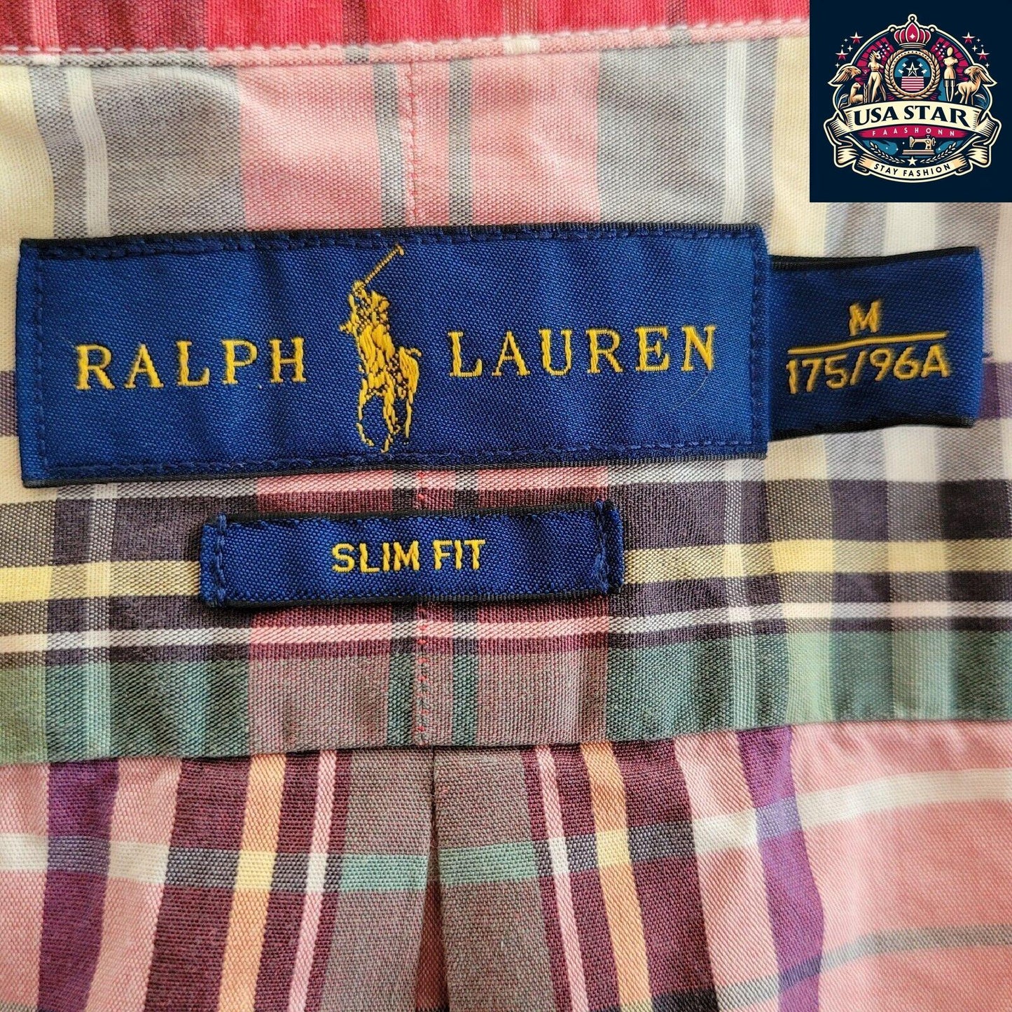 Ralph Lauren Slim Fit Polo Shirt Medium | Quality Cotton Blend, Iconic Logo, Perfect Fit - USASTARFASHION