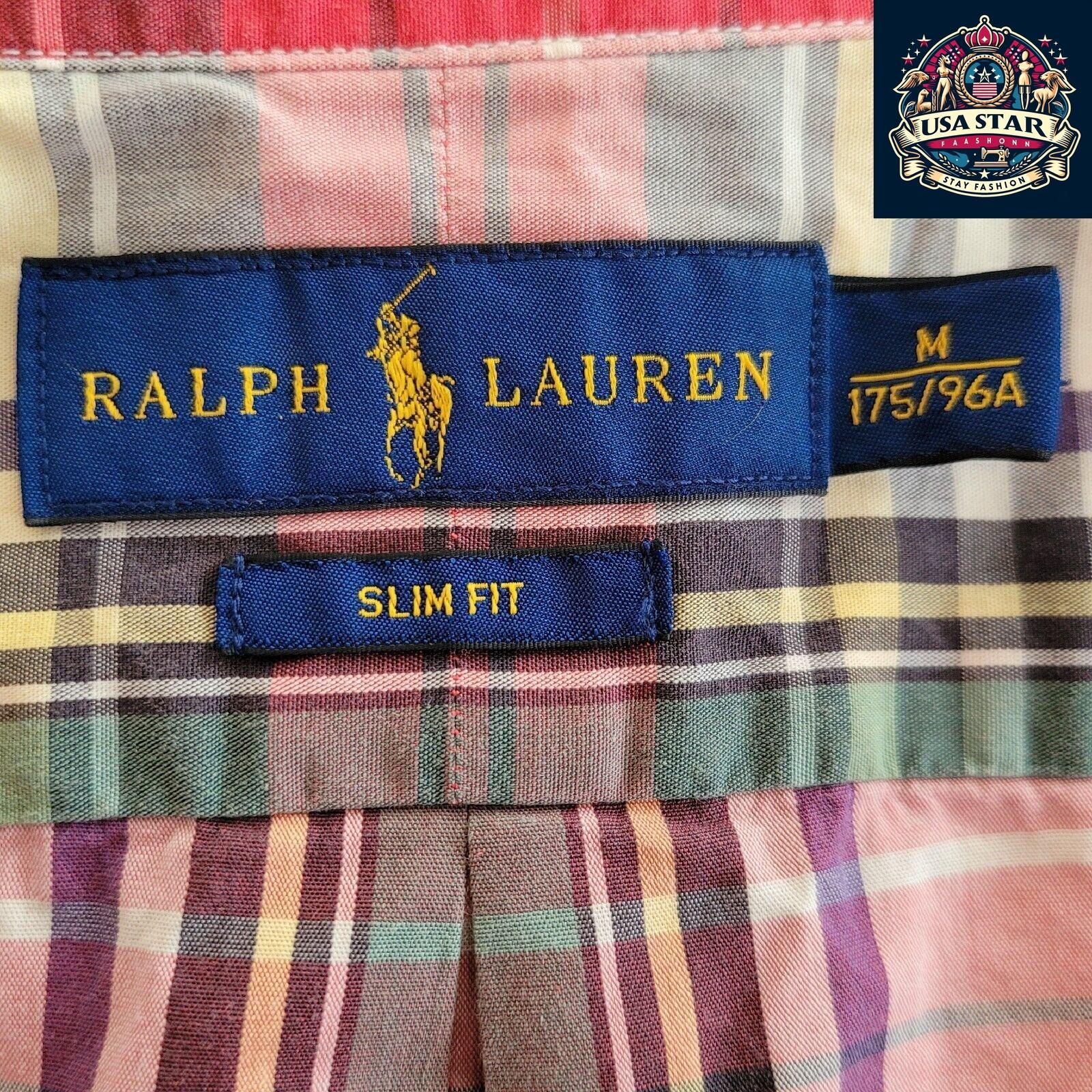 Ralph Lauren Slim Fit Polo Shirt Medium | Quality Cotton Blend, Iconic Logo, Perfect Fit - USASTARFASHION