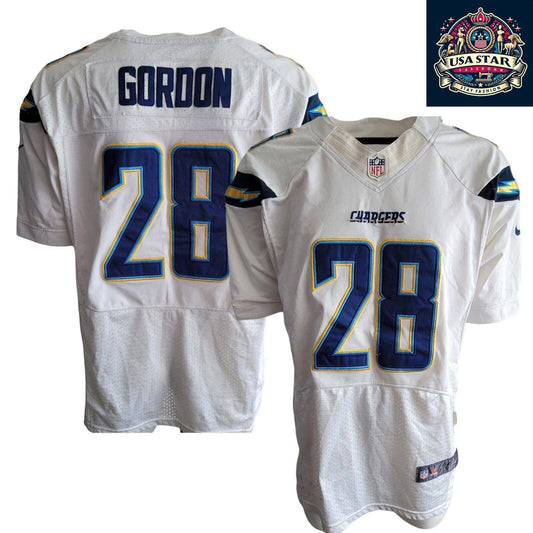 San Diego Chargers Jersey Size L Gordon #28 - Authentic Nike, Lightweight, Breathable Fabric - USASTARFASHION