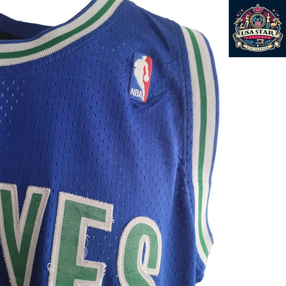 Kevin Garnett #21 Minnesota Timberwolves Jersey Sz L 1996 Hardwood Classics by Adidas - USASTARFASHION