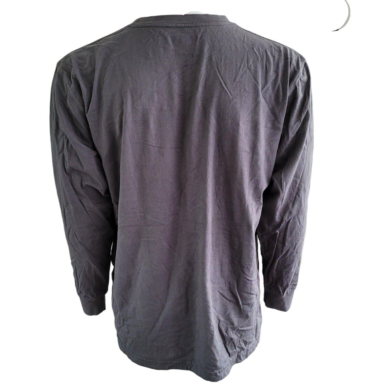 Dickies Men's XL Long-Sleeve Shirt: 100% Cotton, Classic Logo, Gray - Timeless Style & Comfort-USASTARFASHION