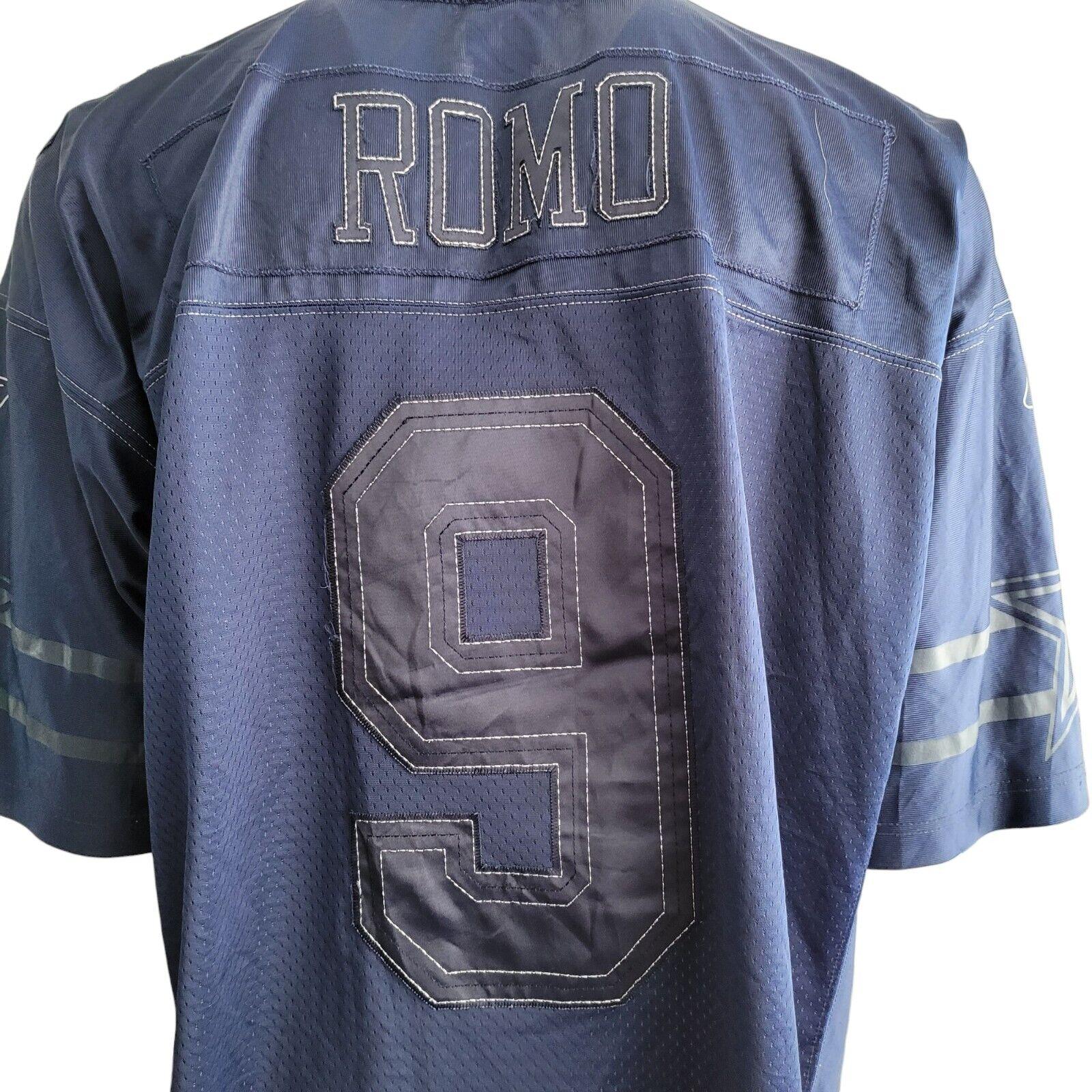 REEBOK Dallas Cowboys Jersey Size 2XL #9 Tony Romo Iconic Design-USASTARFASHION