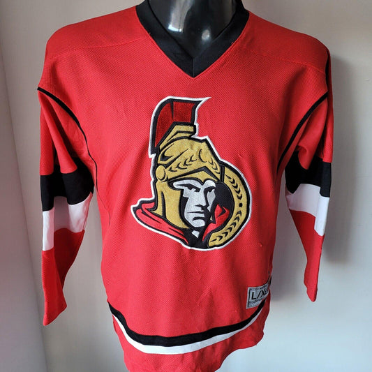 Vintage Reebok Ottawa Senators Erik Karlsson #65 Youth XL NHL Hockey Jersey - USASTARFASHION