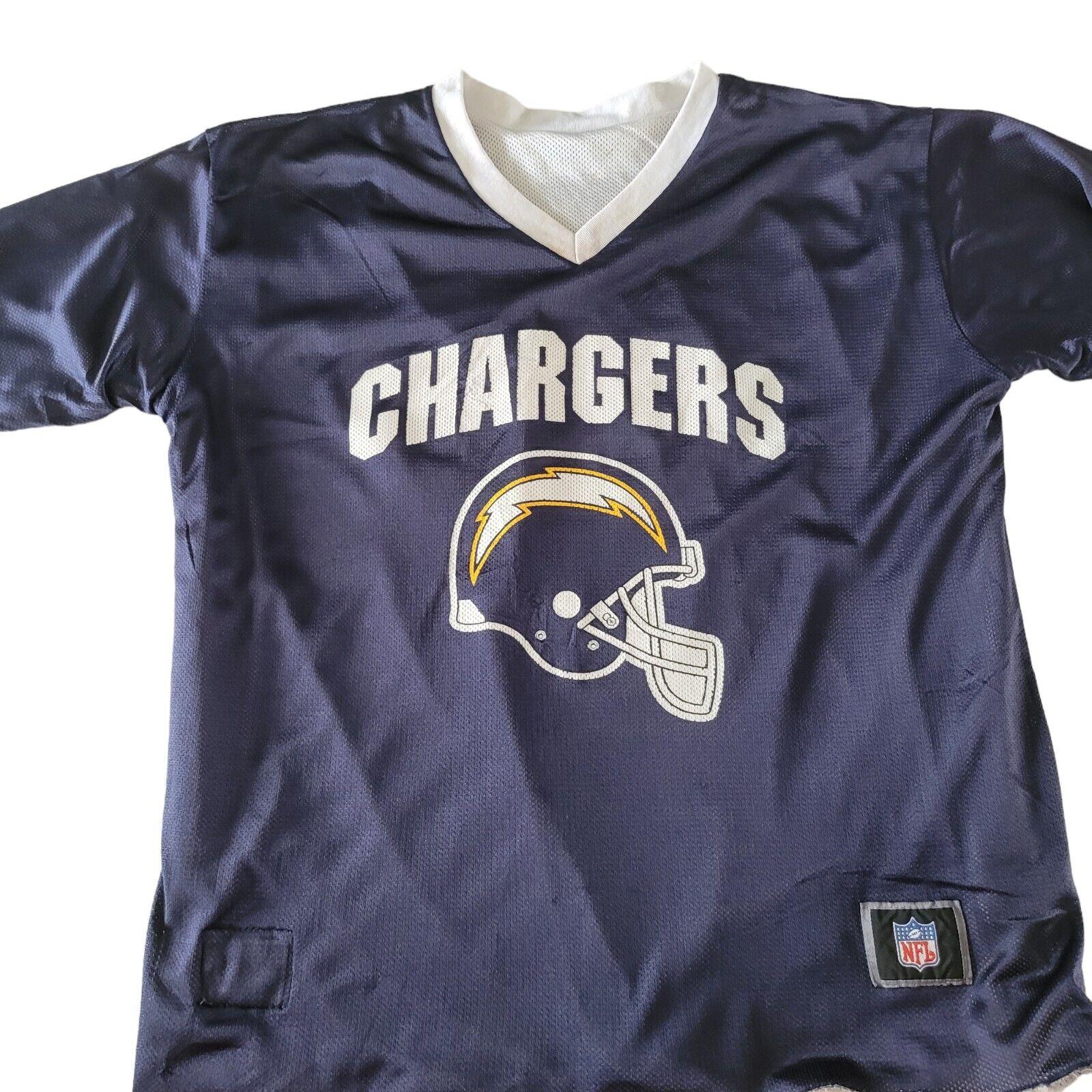 Los Angeles Chargers Reversible Flag Football Jersey - Size M, Premium Quality-USASTARFASHION