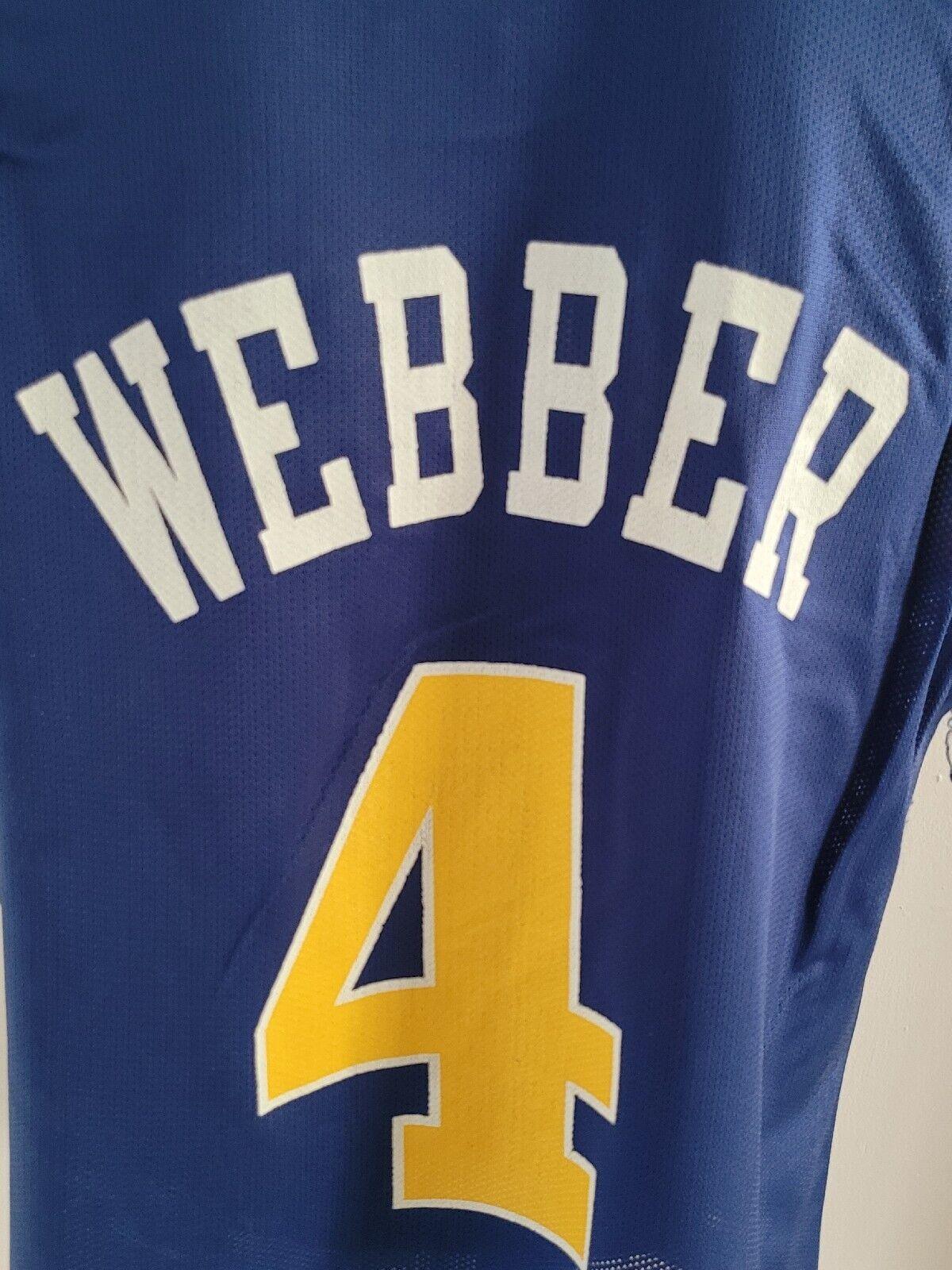 NBA Golden State Warriors #4 Webber Champion Basketball Shirt M/L Size 44-USASTARFASHION