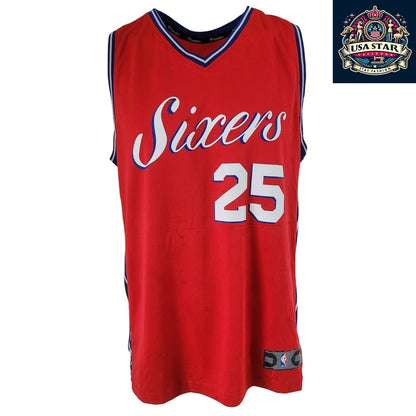 Philadelphia Sixers Ben Simmons #25 Fanatics NBA Basketball Jersey Size L - Authentic Team Wear - USASTARFASHION