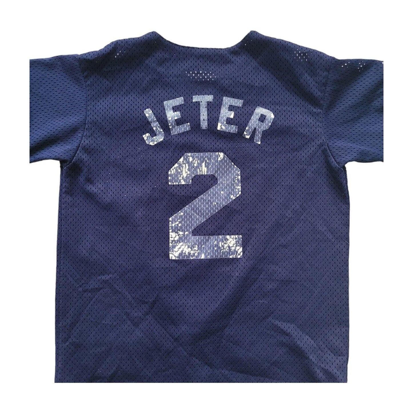 New York Yankees Derek Jeter #2 Youth Baseball MLB Tee-USASTARFASHION