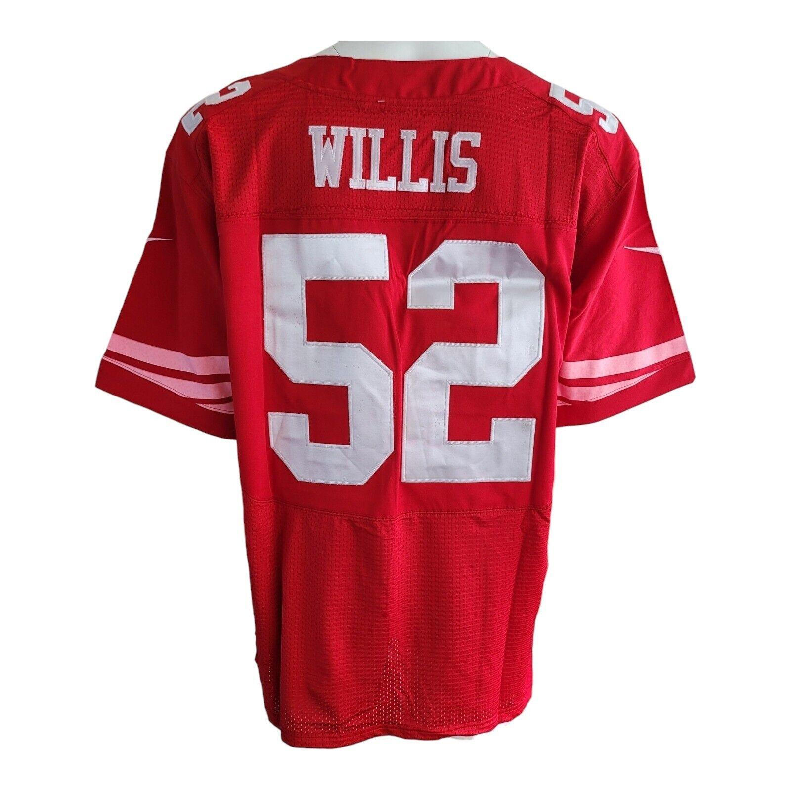 San Francisco 49ers NFL Jersey - Home Replica No. 52 Willis - Size Medium 🏈-USASTARFASHION