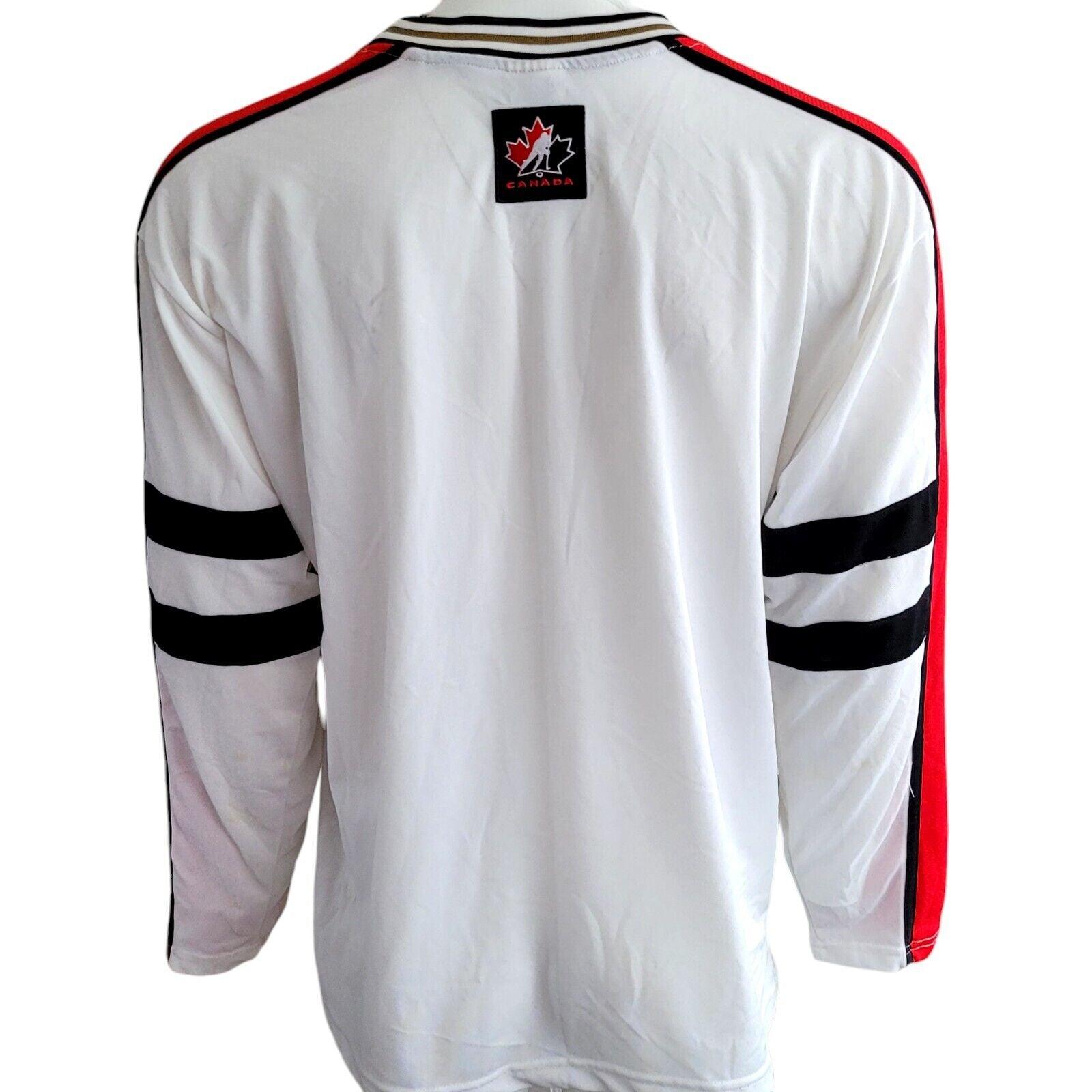 Vintage Team Canada Hockey Jersey - Large, 100% Polyester, Officially Licensed-USASTARFASHION