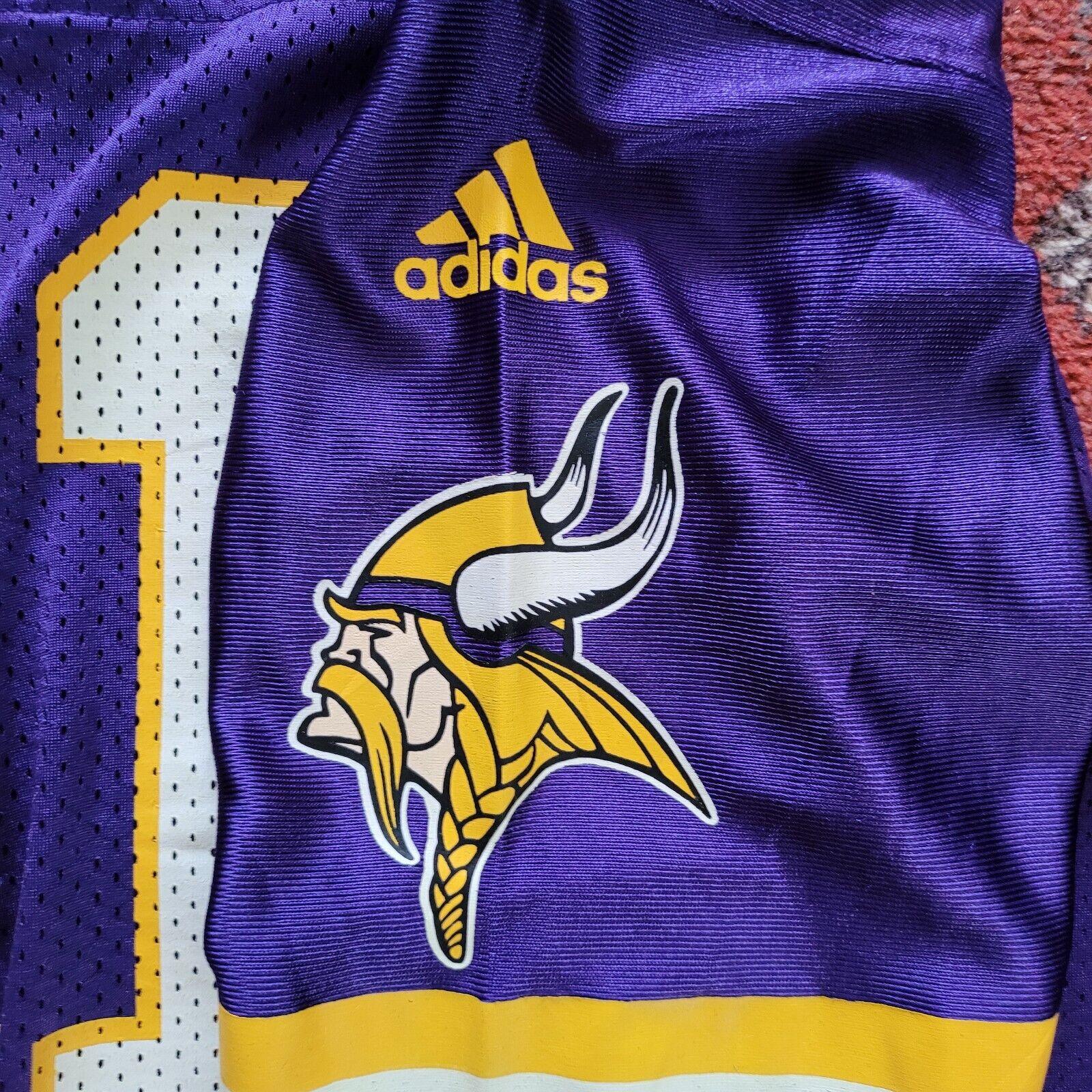 Adidas Daunte Culpepper #11 Vikings Jersey Youth M (10-12) Purple-USASTARFASHION