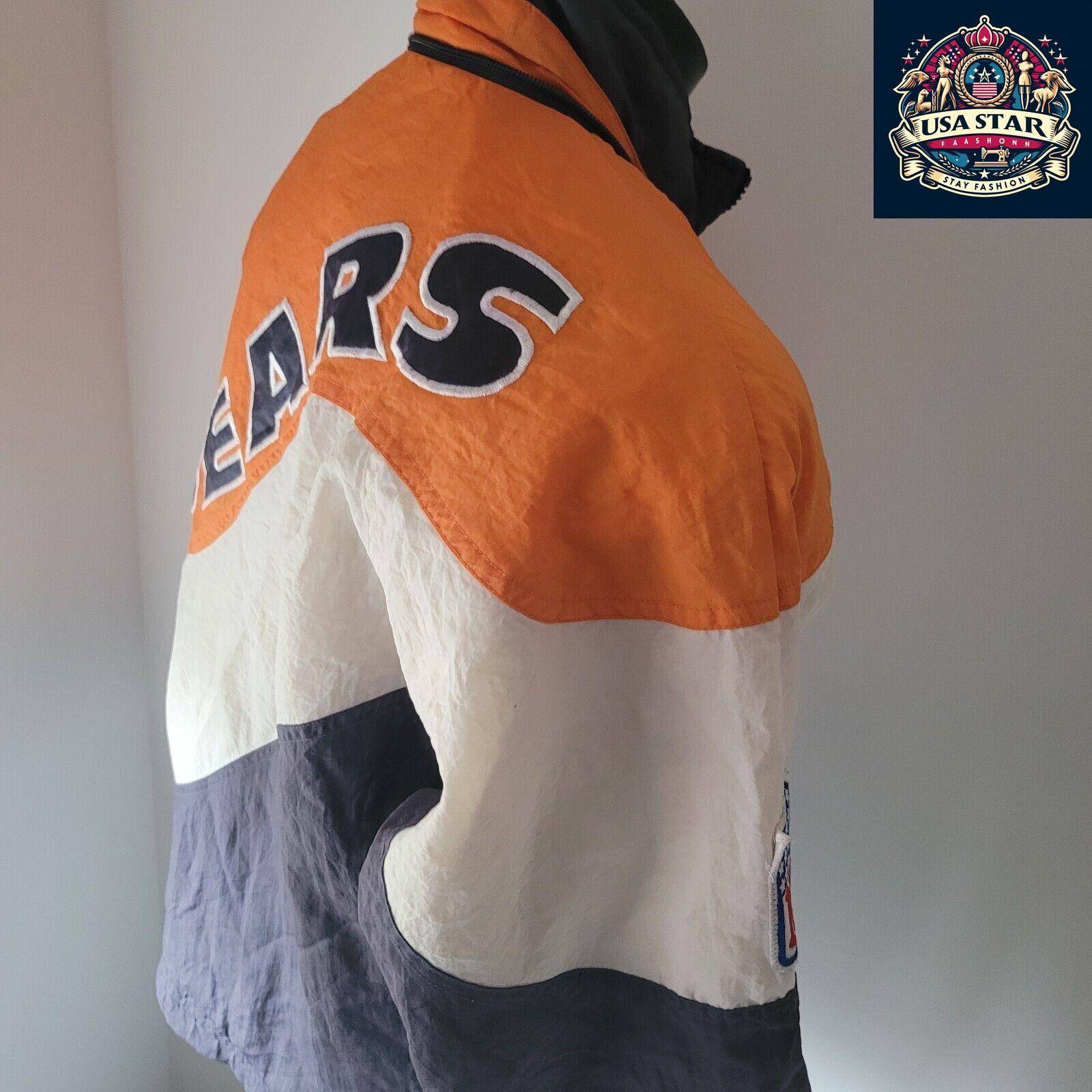 Chicago Bears Jacket - NFL Apexone Proline Apparel, Durable Comfort, Officially Licensed - USASTARFASHION