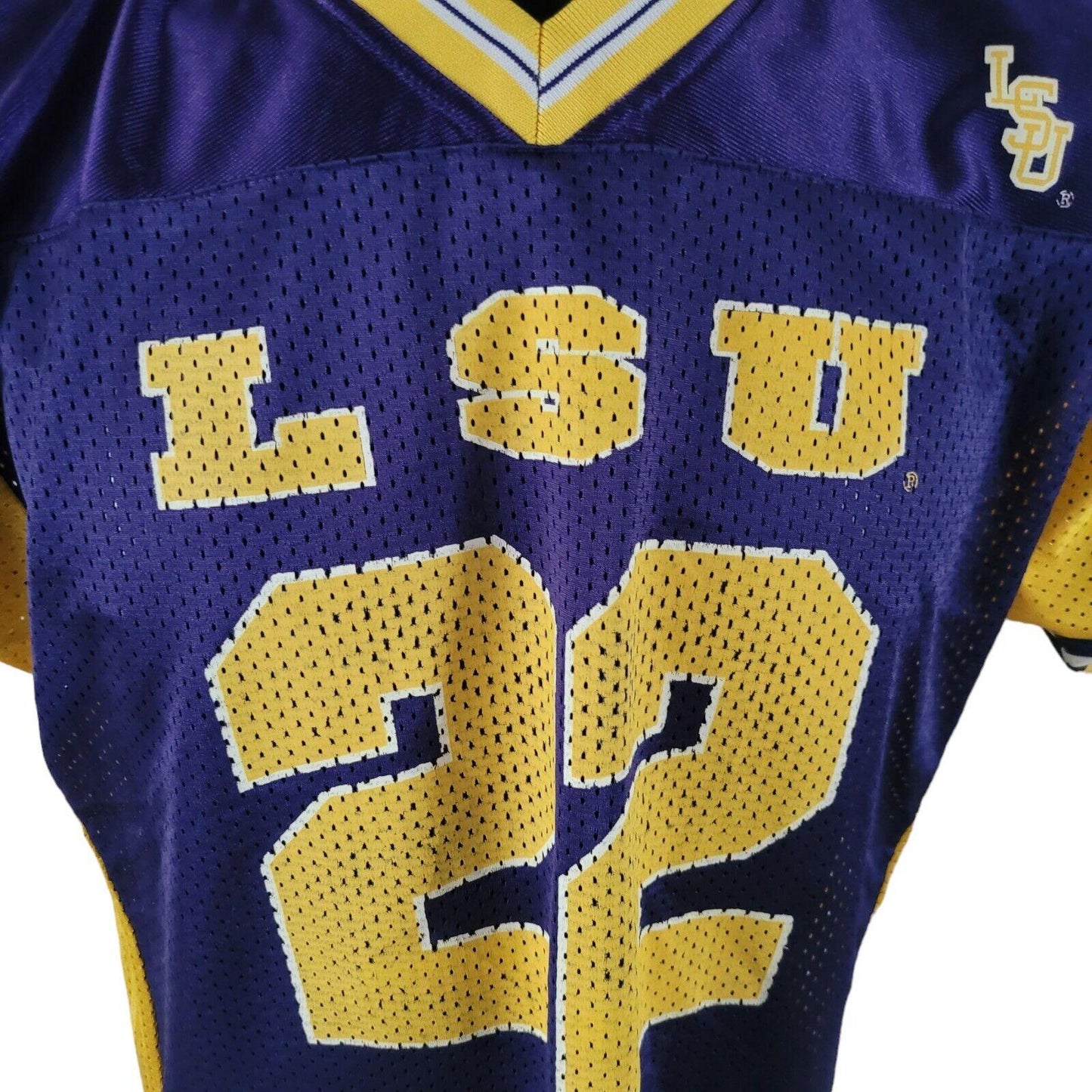 LSU Tigers Vintage Jersey in Vibrant Purple - Size S, Comfortable Jersey Fabric & Customizable-USASTARFASHION