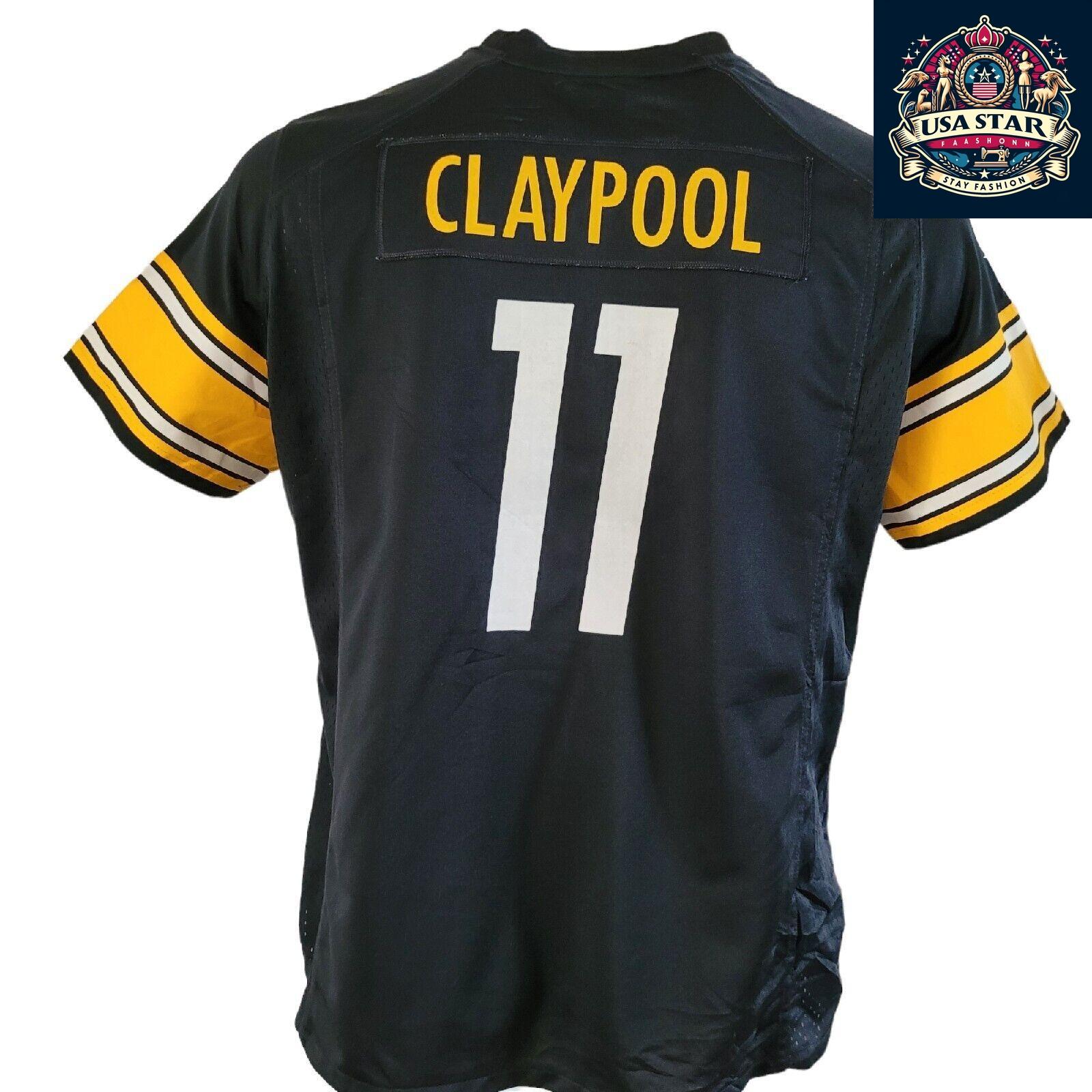 Pittsburgh Steelers Youth 2XL Nike Jersey - Chase Claypool #11 - Comfortable & Breathable Design - USASTARFASHION