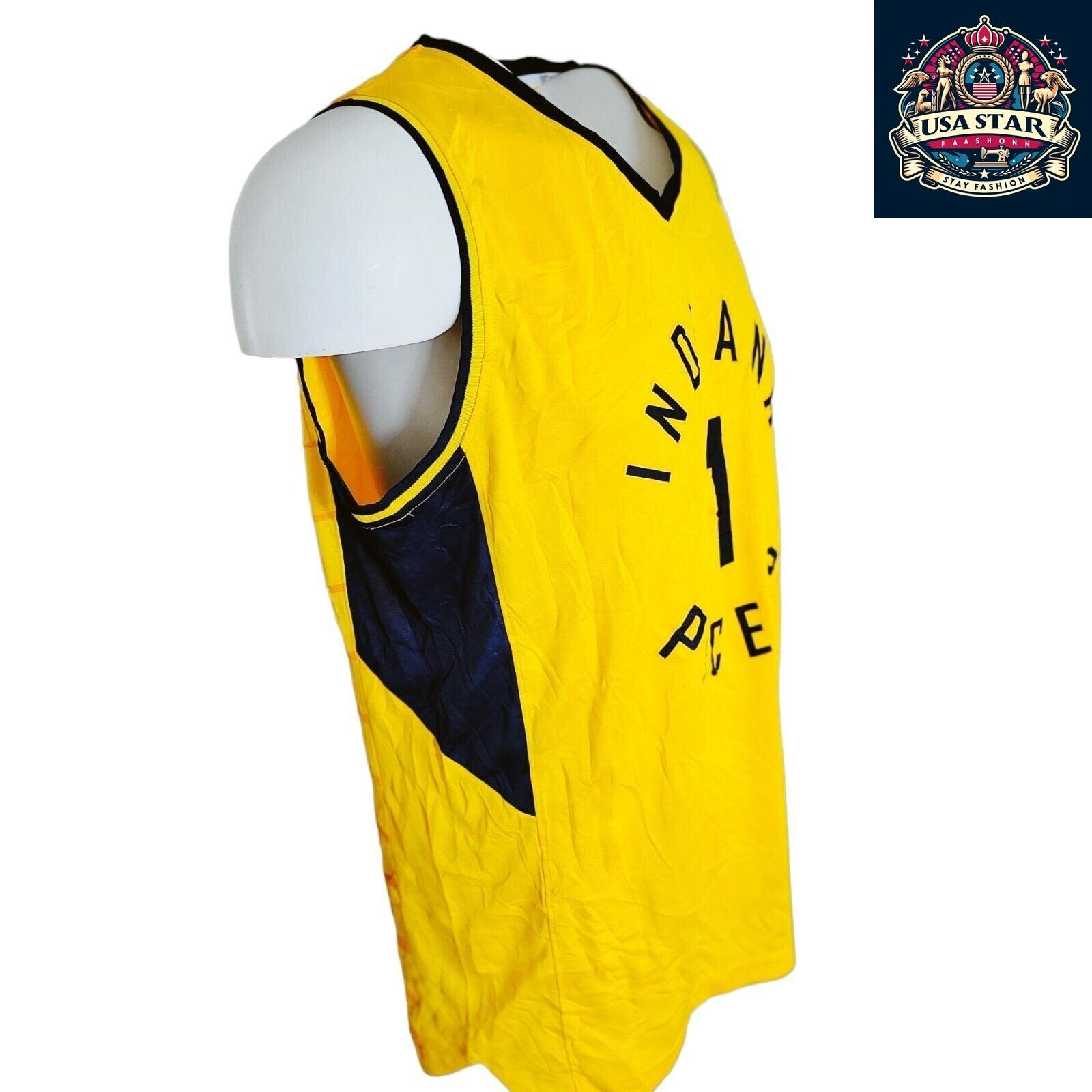 Indiana Pacers Jersey Warren #1 SzL - Vintage Style, Comfortable Fit, Perfect for Game Day - USASTARFASHION