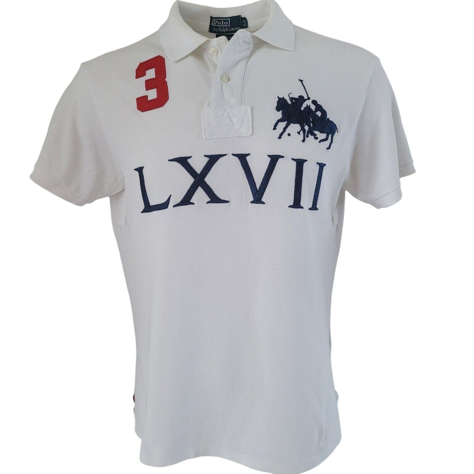 Ralph Lauren PRL Club Challenge Cup MCMLXVII Adult Shirt Size L-USASTARFASHION