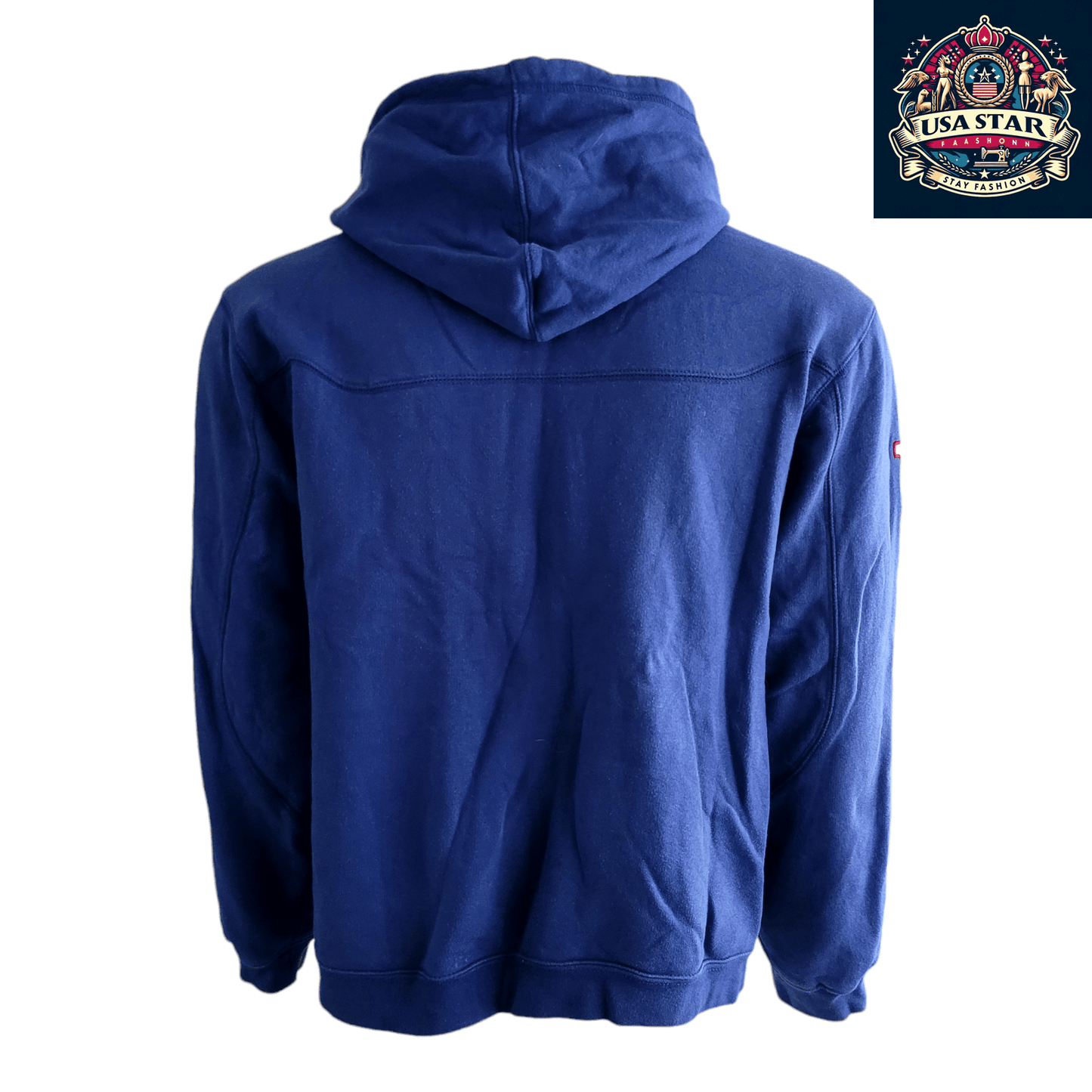 New York Giants Hoodie, Cotton Blend, Classic Blue, Size S/CHP, Team Graphics, Comfortable Design - USASTARFASHION