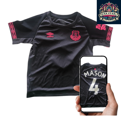 Umbro Everton Away Kit for Infants 4-5 Years (110cm) - Official Club Merchandise, Comfortable Fit - USASTARFASHION