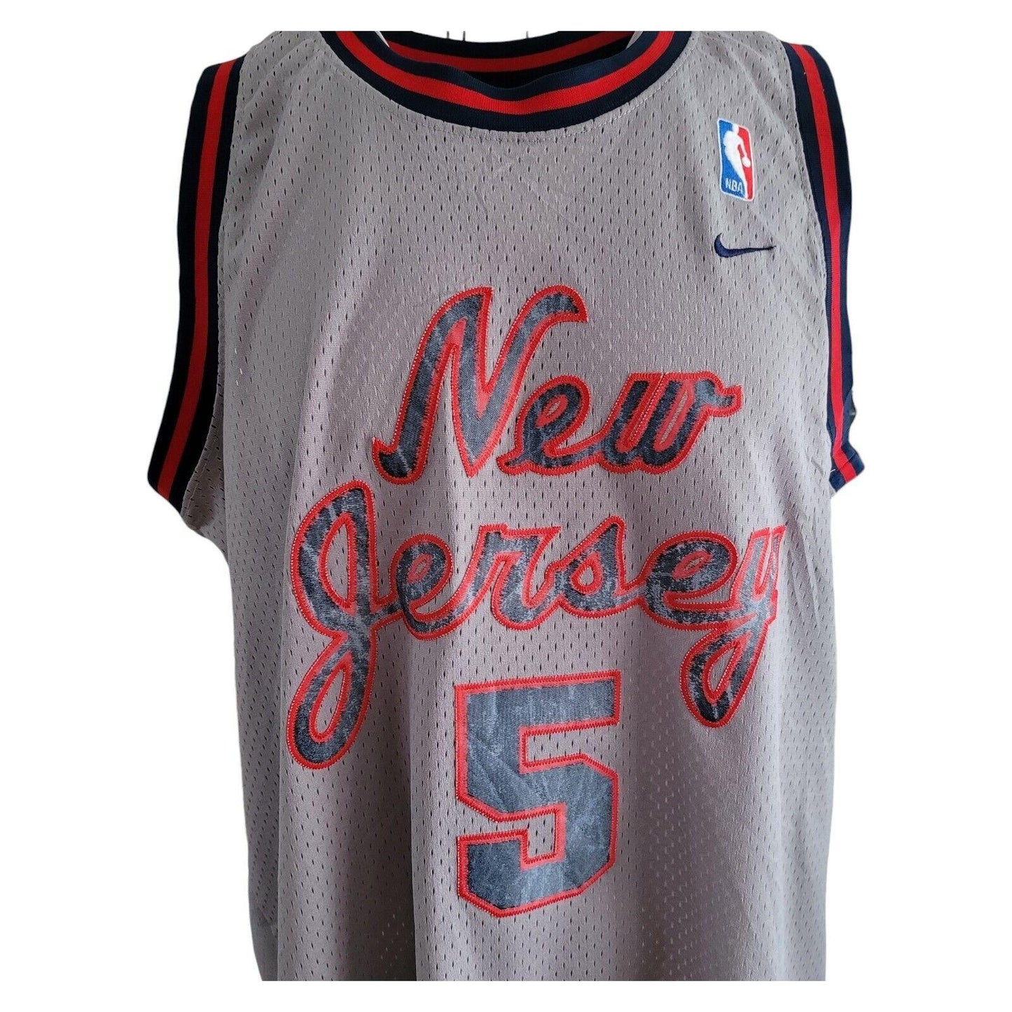 NIKE NBA Rewind #5 Jason Kidd Nets XL Swingman Jersey-USASTARFASHION