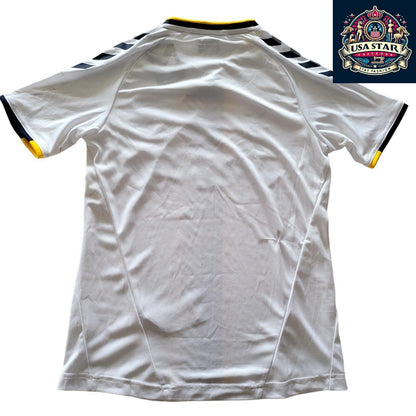 Hummel Everton Third SS Jersey Youth XXL White with Black & Yellow Accents, Moisture-Wicking - USASTARFASHION