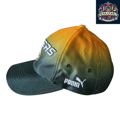 Green Bay Packers Hat - Gradient Design, Official NFL Cap by Puma Pro Line, One Size Fits Most - USASTARFASHION