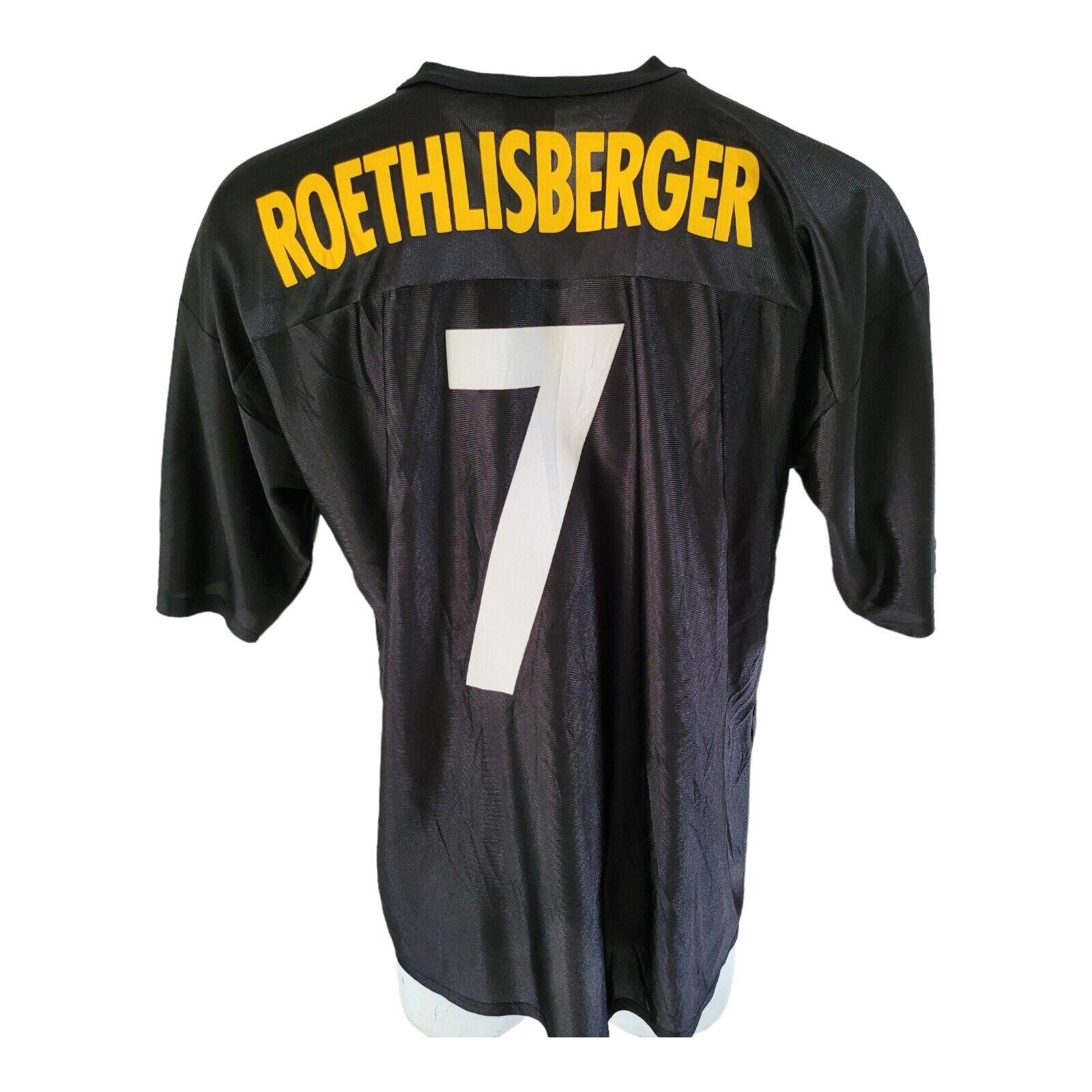 NFL Pittsburgh Steelers #7 Ben Roethlisberger Reebok Jersey Size M-USASTARFASHION