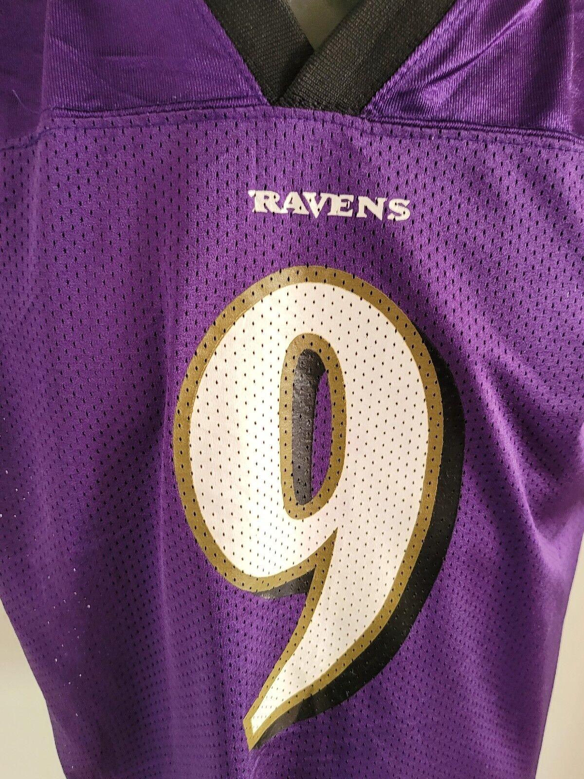 NFL Baltimore Ravens Youth XLarge #9 Steve McNair Reebok Jersey, Size 18-20-USASTARFASHION