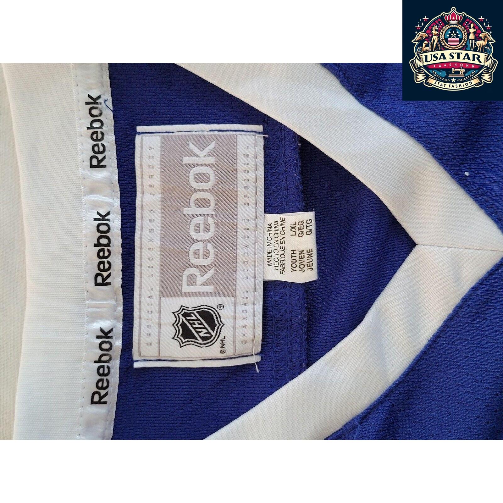 NHL Toronto Maple Leafs Jersey Youth L/XL - Stylish Blue & White Fan Gear for Kids - USASTARFASHION