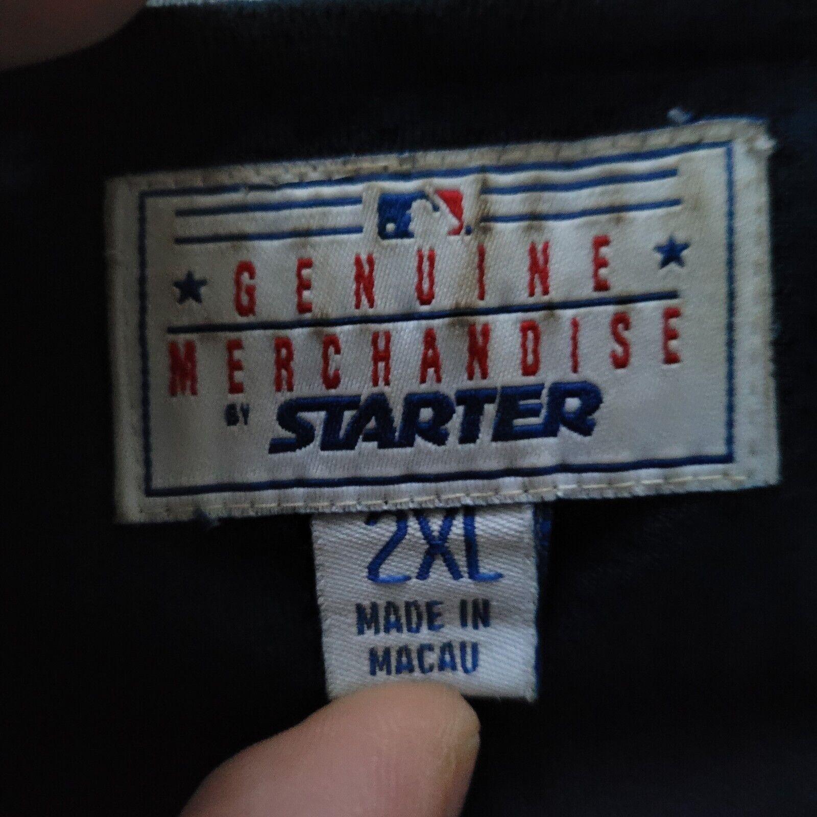 Seattle Mariners Starter Jersey 2XL 90s Vintage MLB Merch - Navy Blue-USASTARFASHION