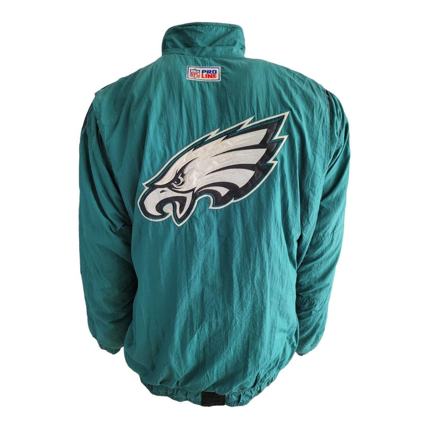 STARTER PRO LINE NFL Men's Eagles Jacket, Size Large, Green-USASTARFASHION