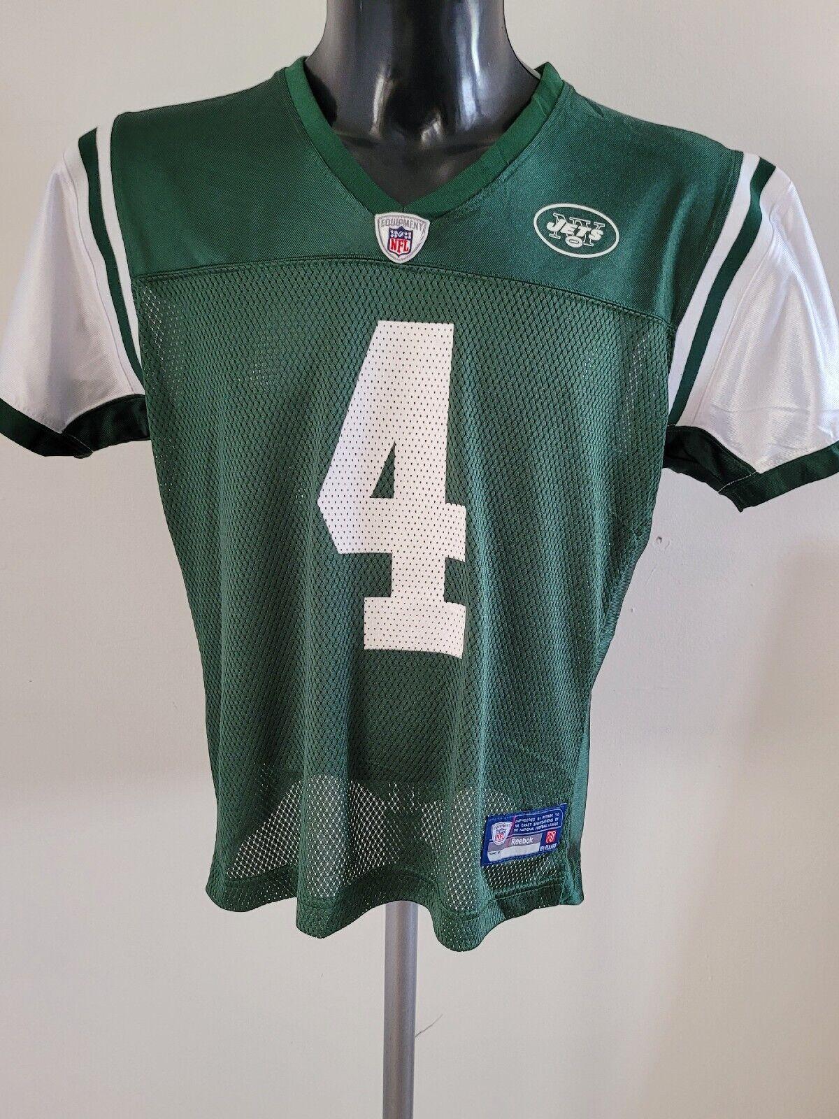 New York Jets Women's Jersey #4 - Brett Favre Reebok XL NFL On Field-USASTARFASHION