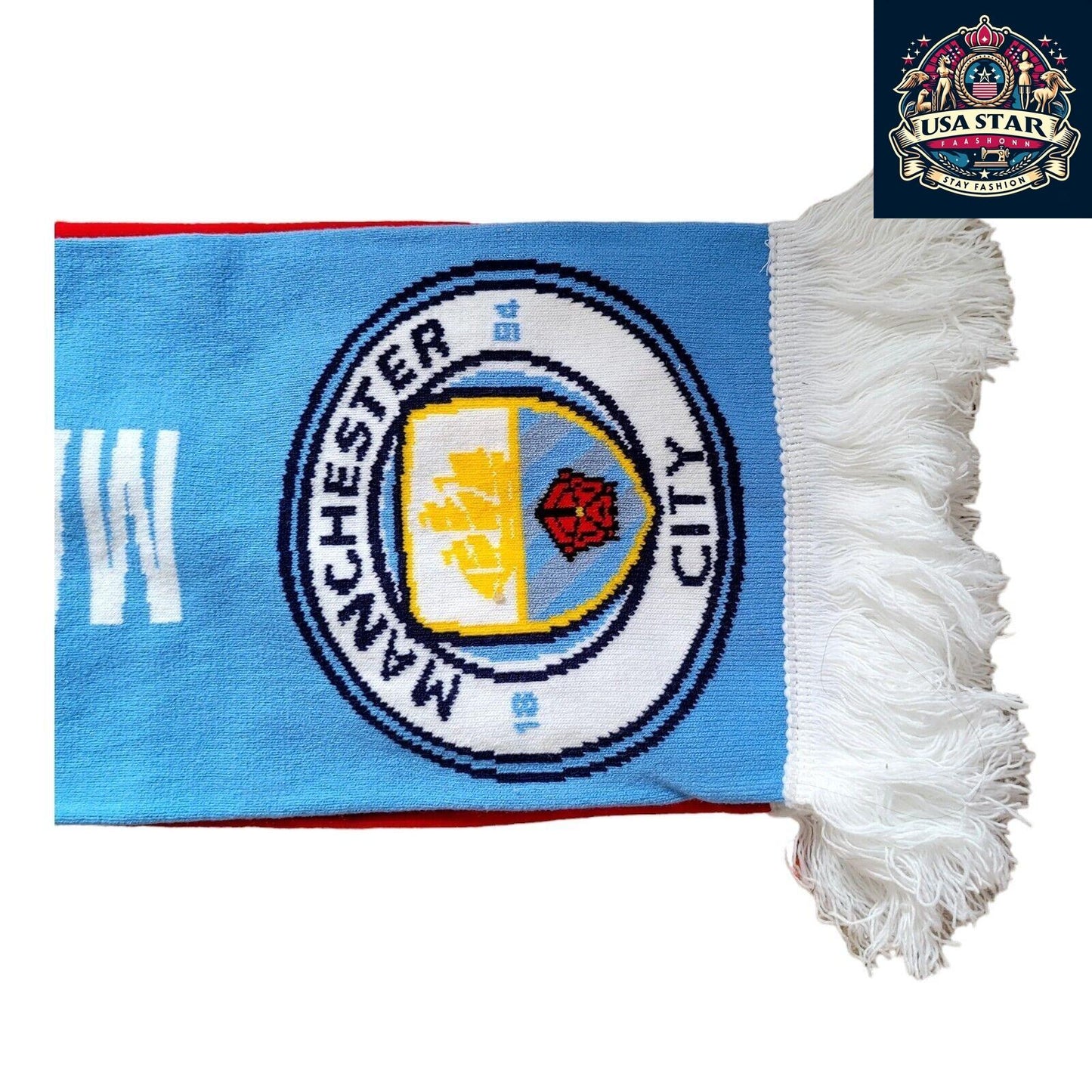 Sheffield United Scarf Vs Manchester City FA Cup Semi-Final Wembley 2023 Collector's Item - USASTARFASHION